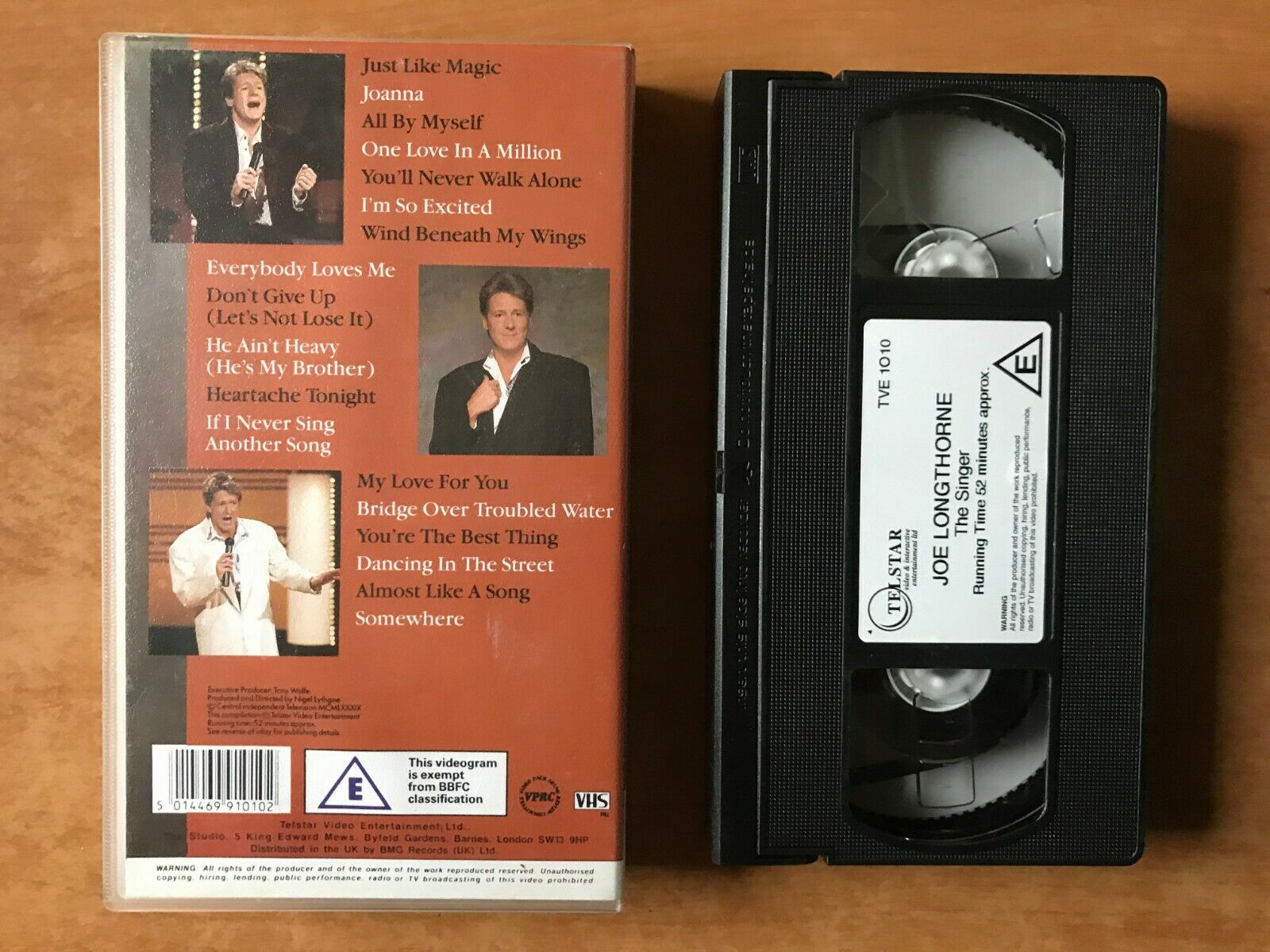 Joe Longthorne: The Singer - Live Performances - Greatest Hits - Music - VHS-