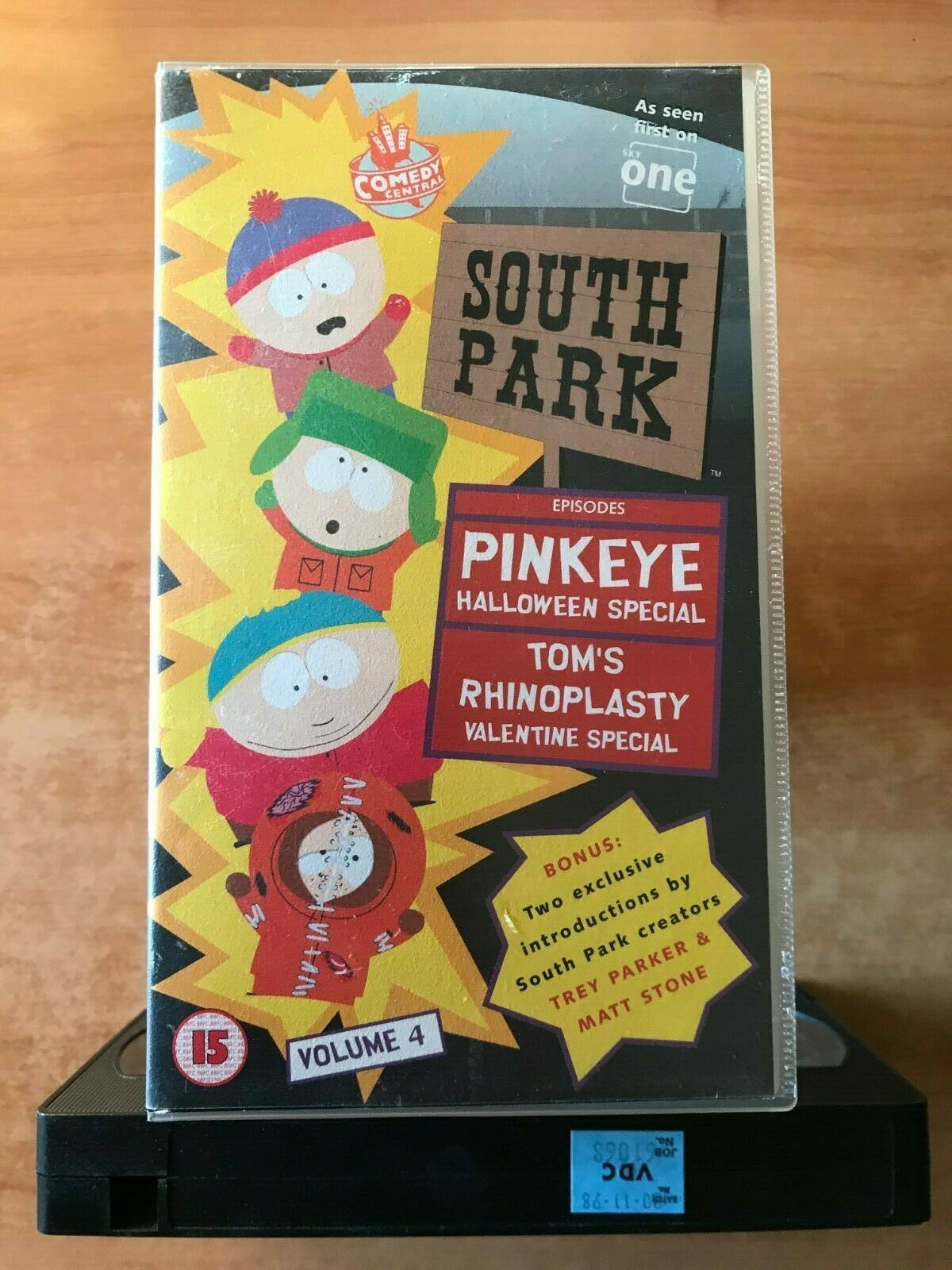 South Park (Vol. 4): Pinkeye [Halloween Special] TV Series - Comedy - Pal VHS-