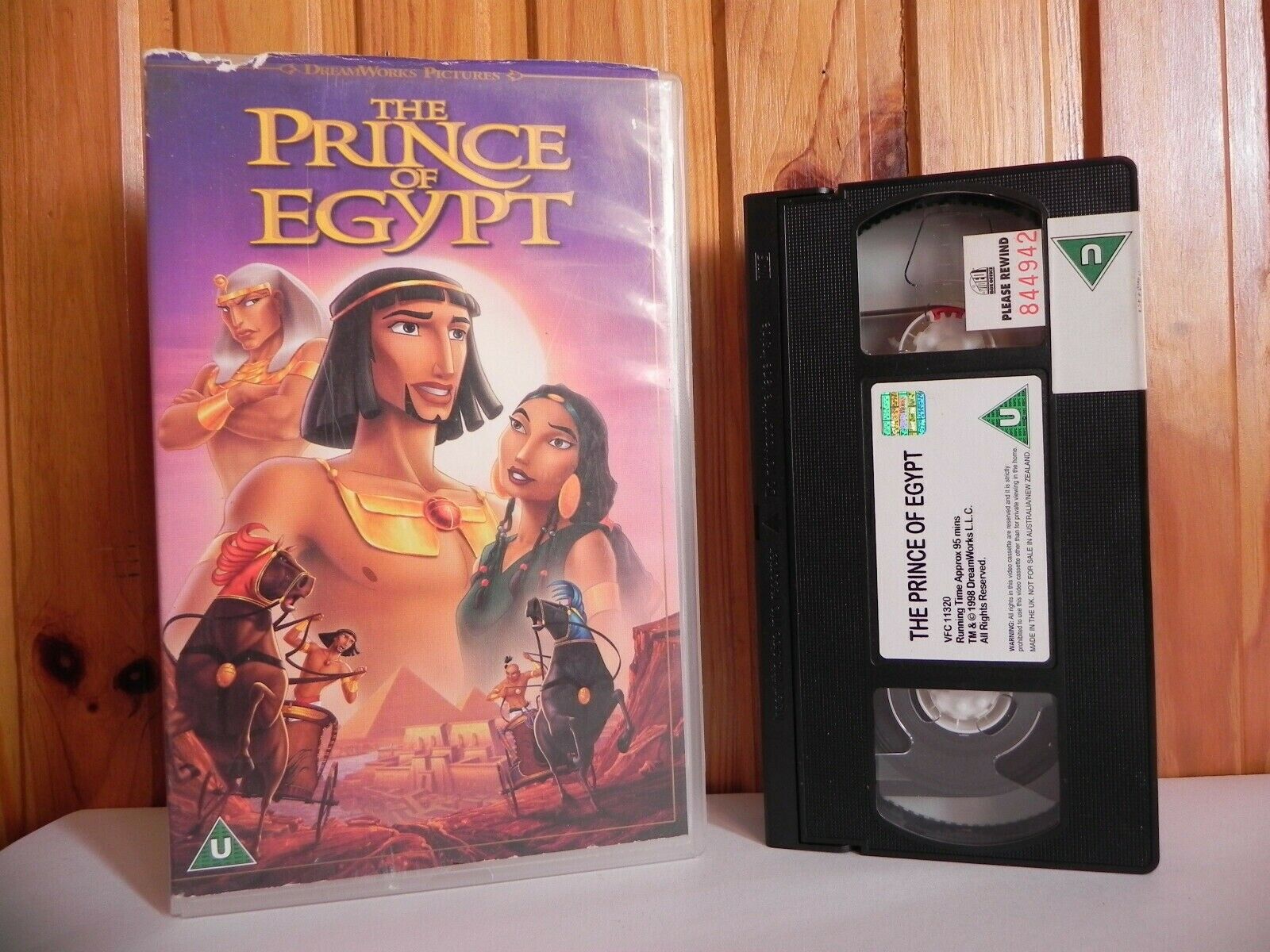 The Prince Of Egypt - Large Box - DreamWorks - Animated - Children's - Pal VHS-