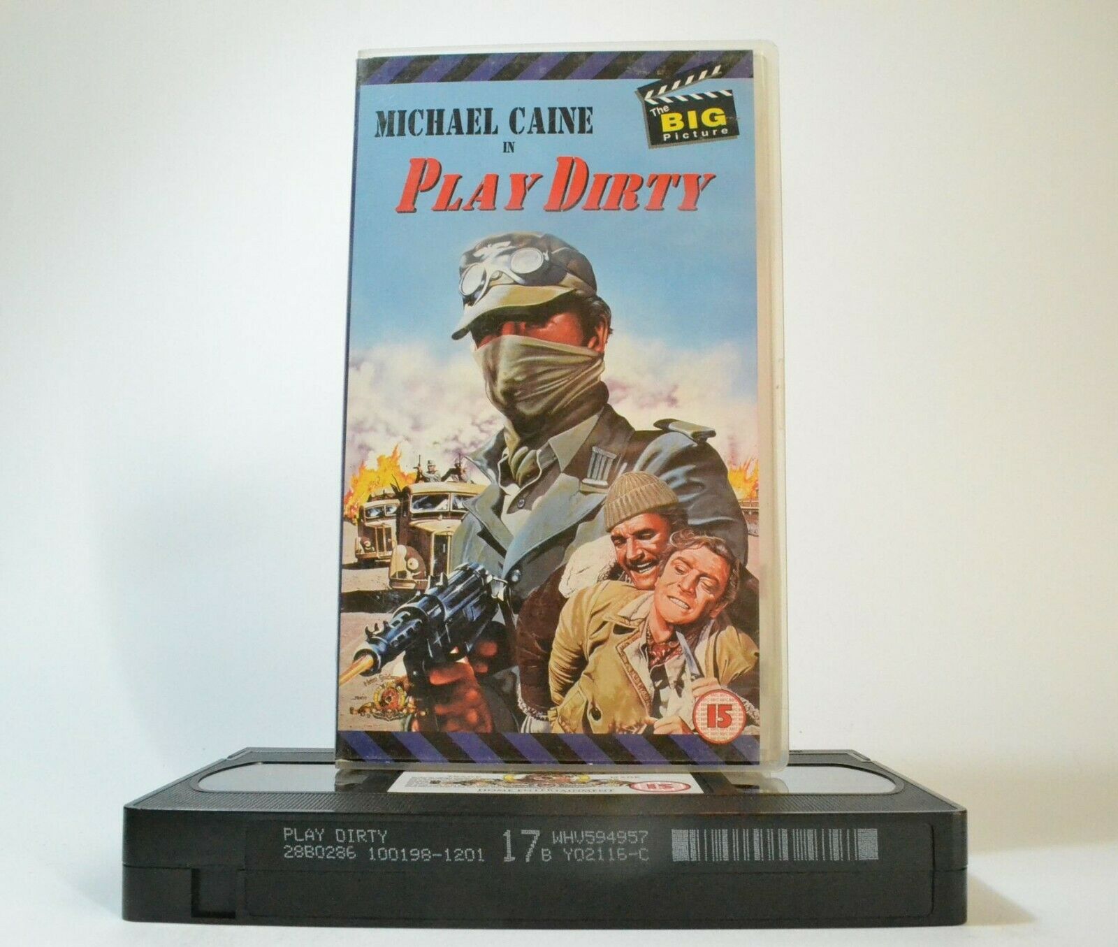 Play Dirty (1969): War Drama - Adventure - Michael Caine / Nigel Davenport - VHS-