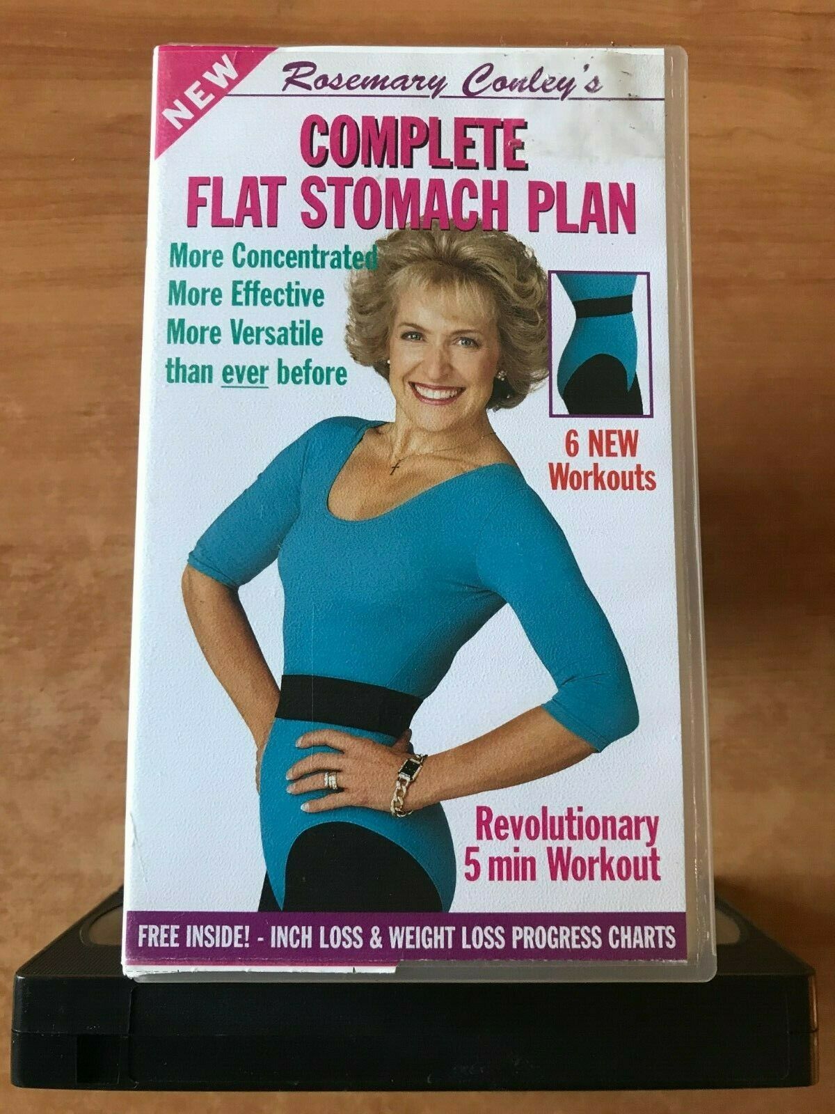 Complete Flat Stomach Plan: Rosemary Conley - Body Workout - Fitness - Pal VHS-