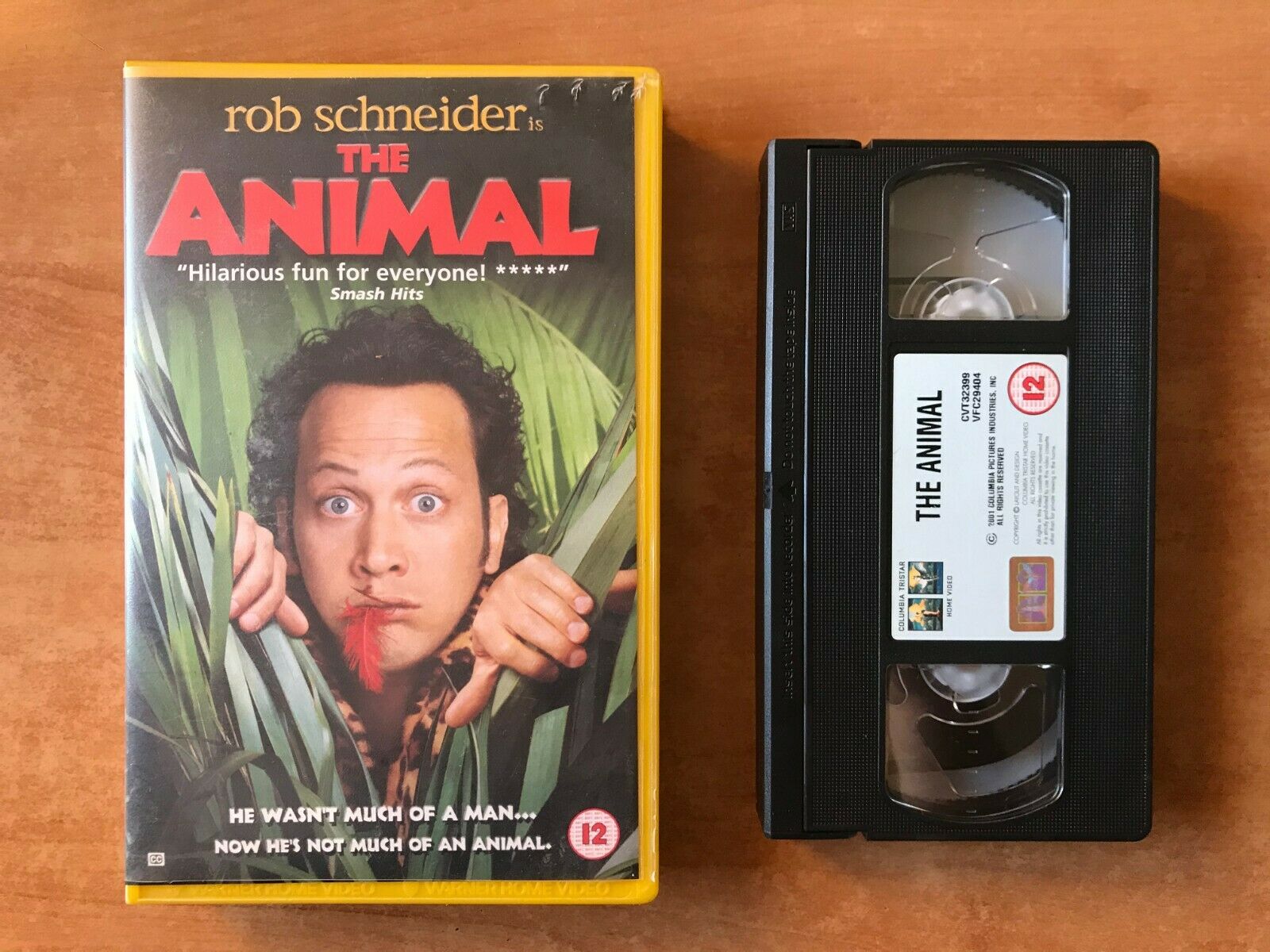 The Animal (2001): Sci-Fi Comedy [Large Box] Rental - Rob Schneider - Pal VHS-