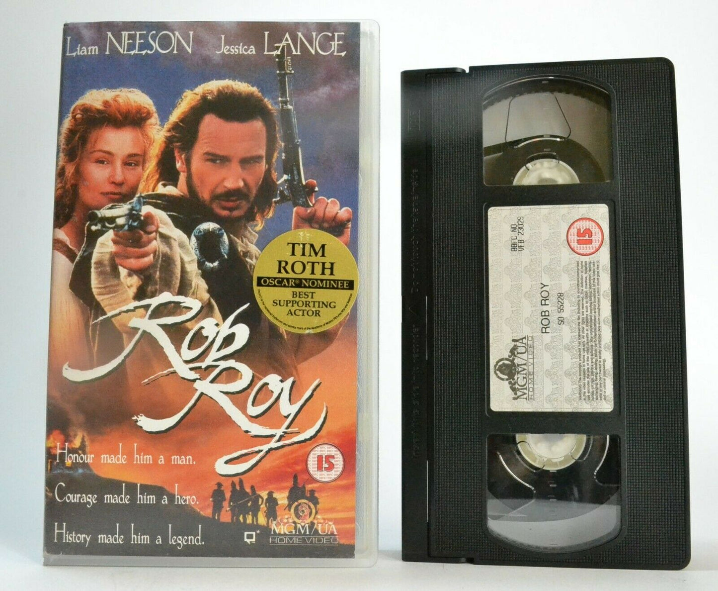 Rob Roy (1995): Scottish Clan Chief - Biographical Drama - Liam Neeson - Pal VHS-