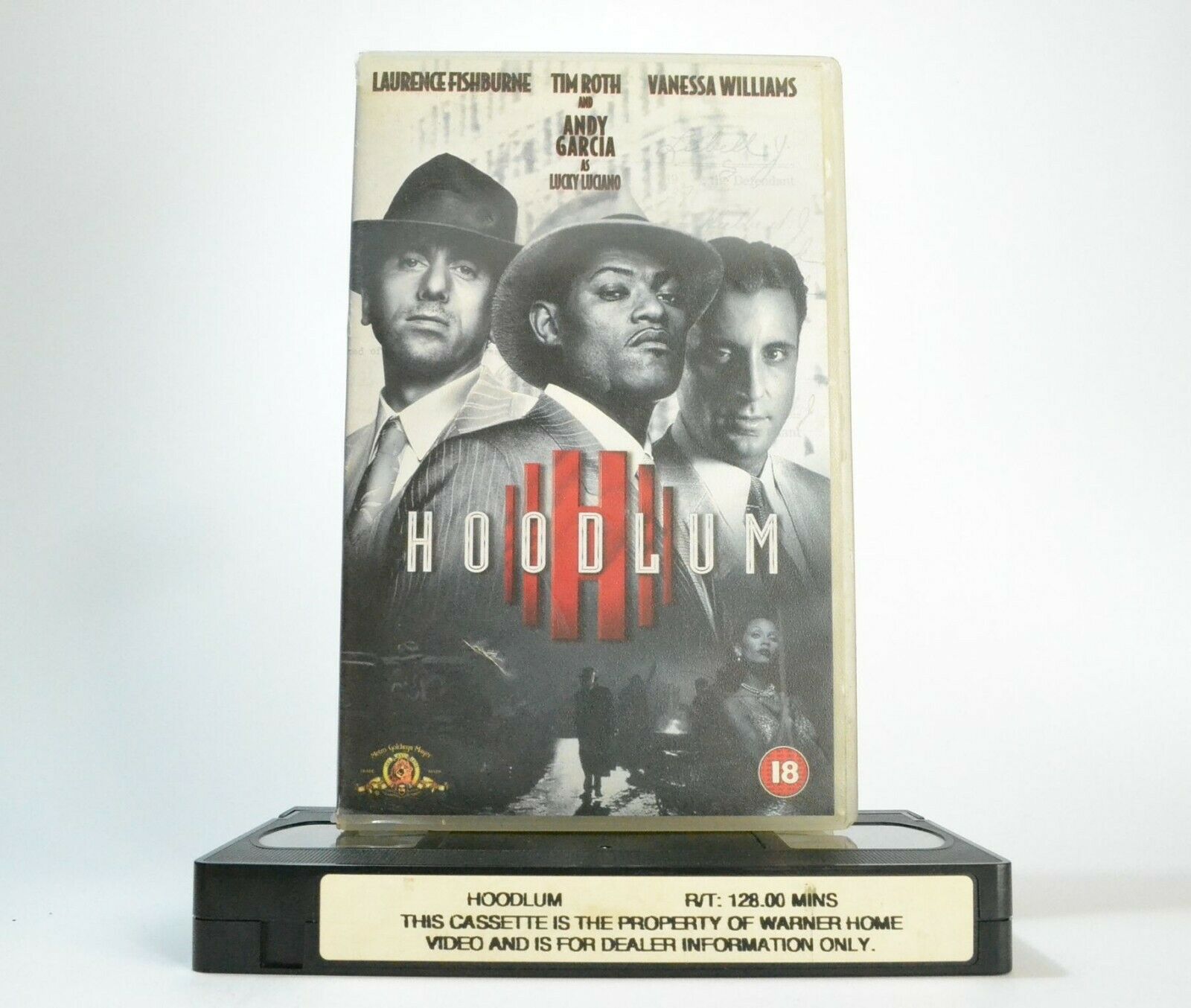 Hoodlum (1997) - Crime Drama - Sample - Laurence Fishburne/Tim Roth - Pal VHS-