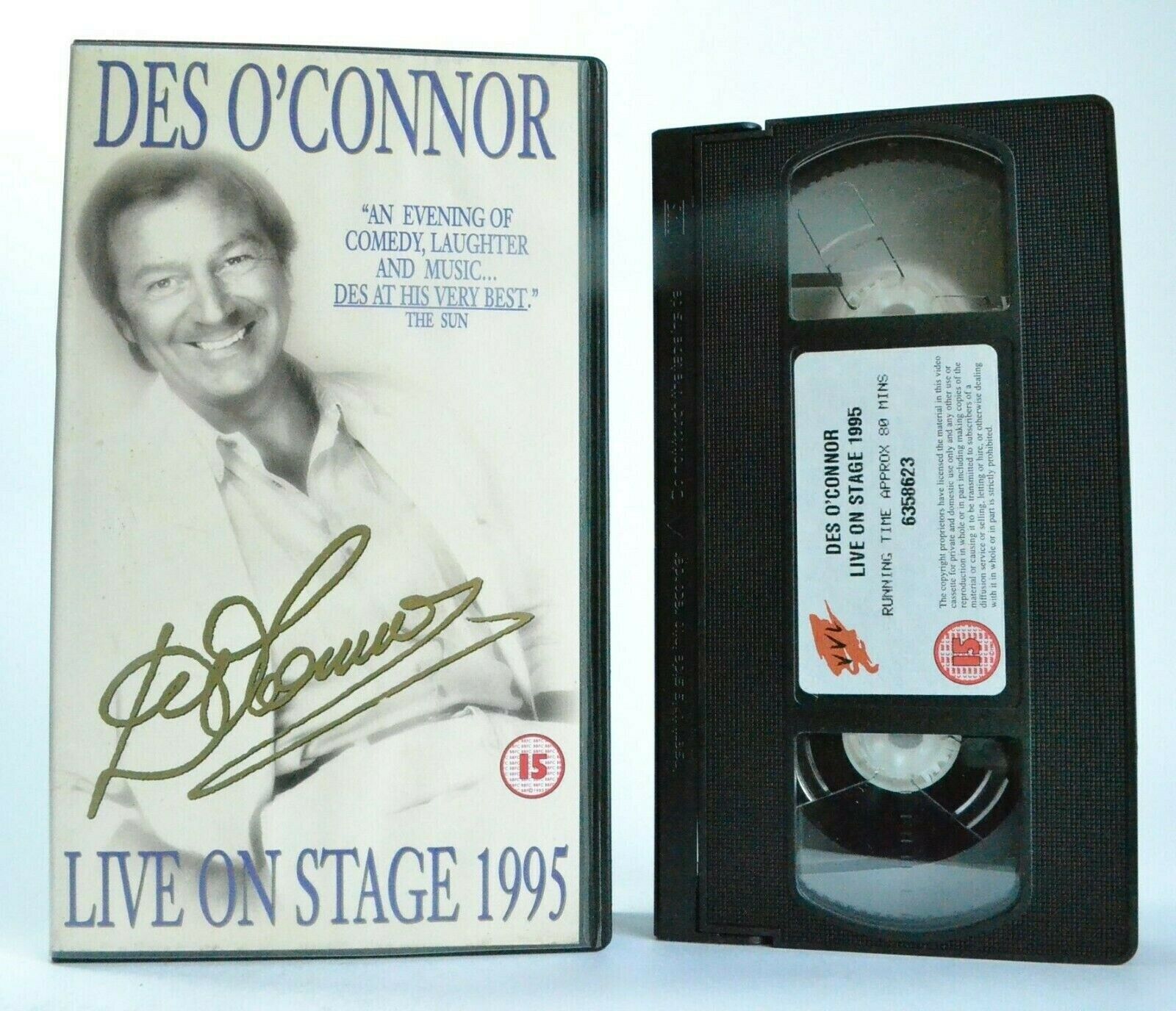 Des O'Connor: Live On Stage (1995) - London Palladium - TV Comedy Series - VHS-