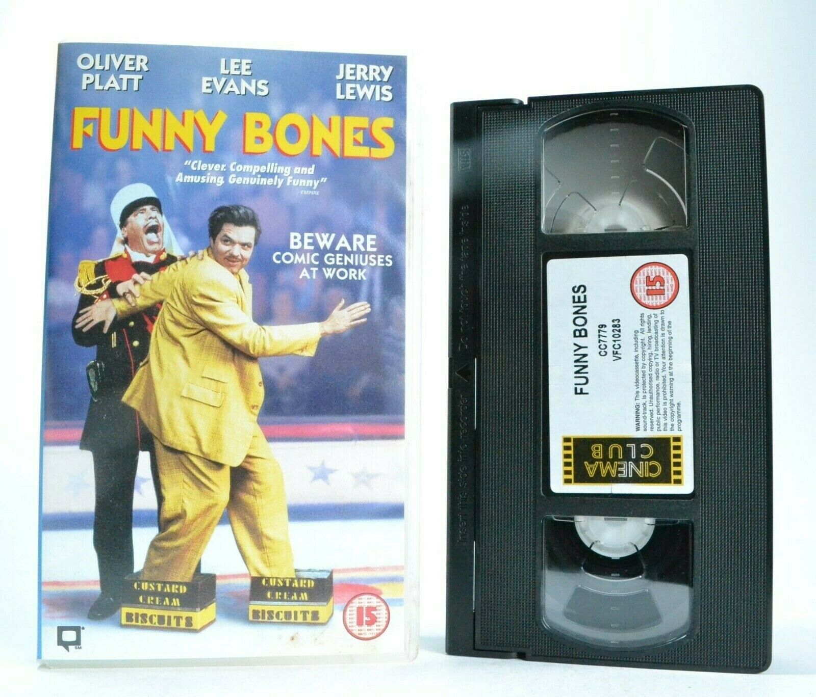 Funny Bones (1995): British/American Comedy Drama - Lee Evans/Jerry Lewis - VHS-