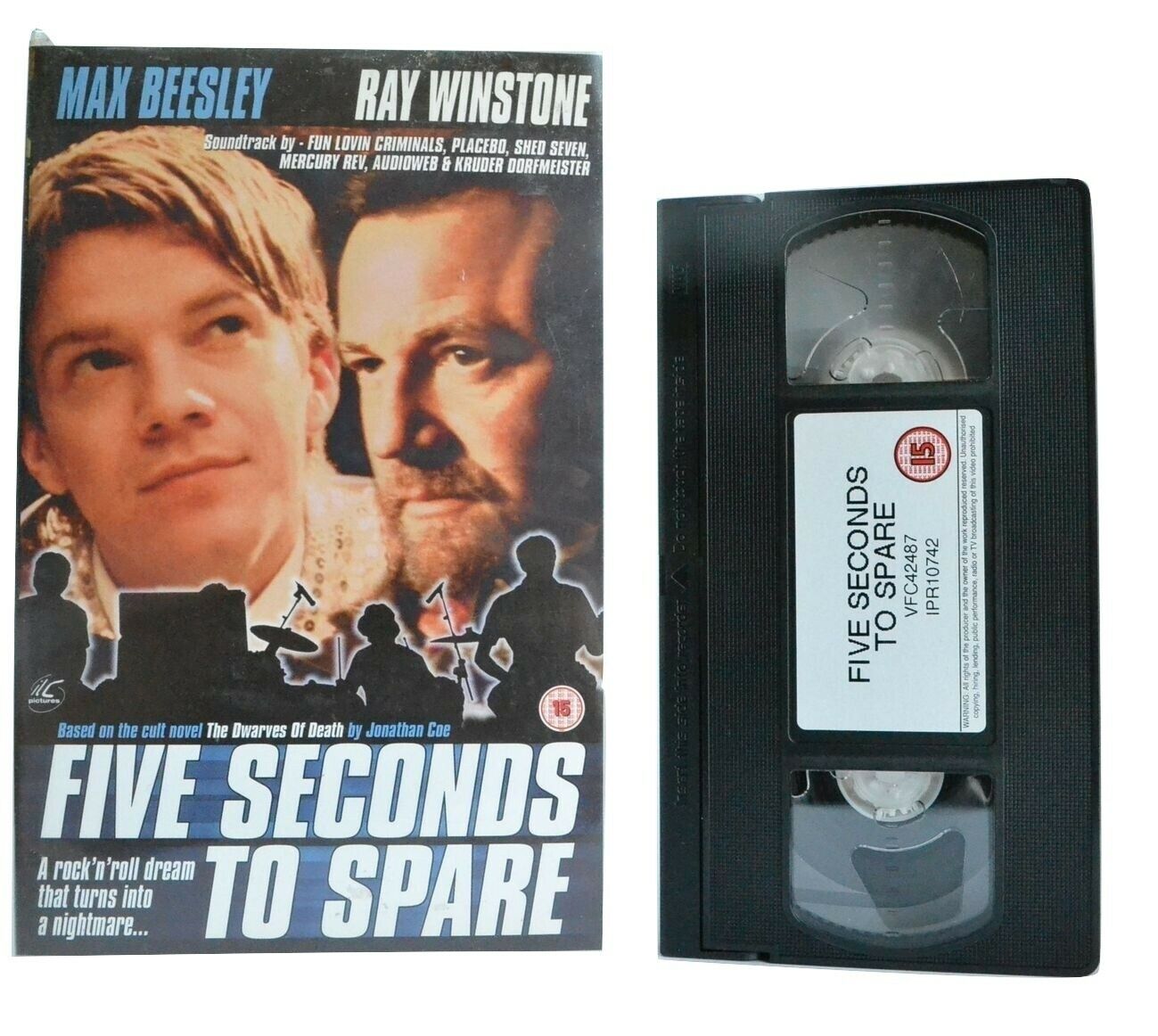 Five Seconds To Spare:Thriller - Large Box - Young Musician/Bizzare Murder - VHS-