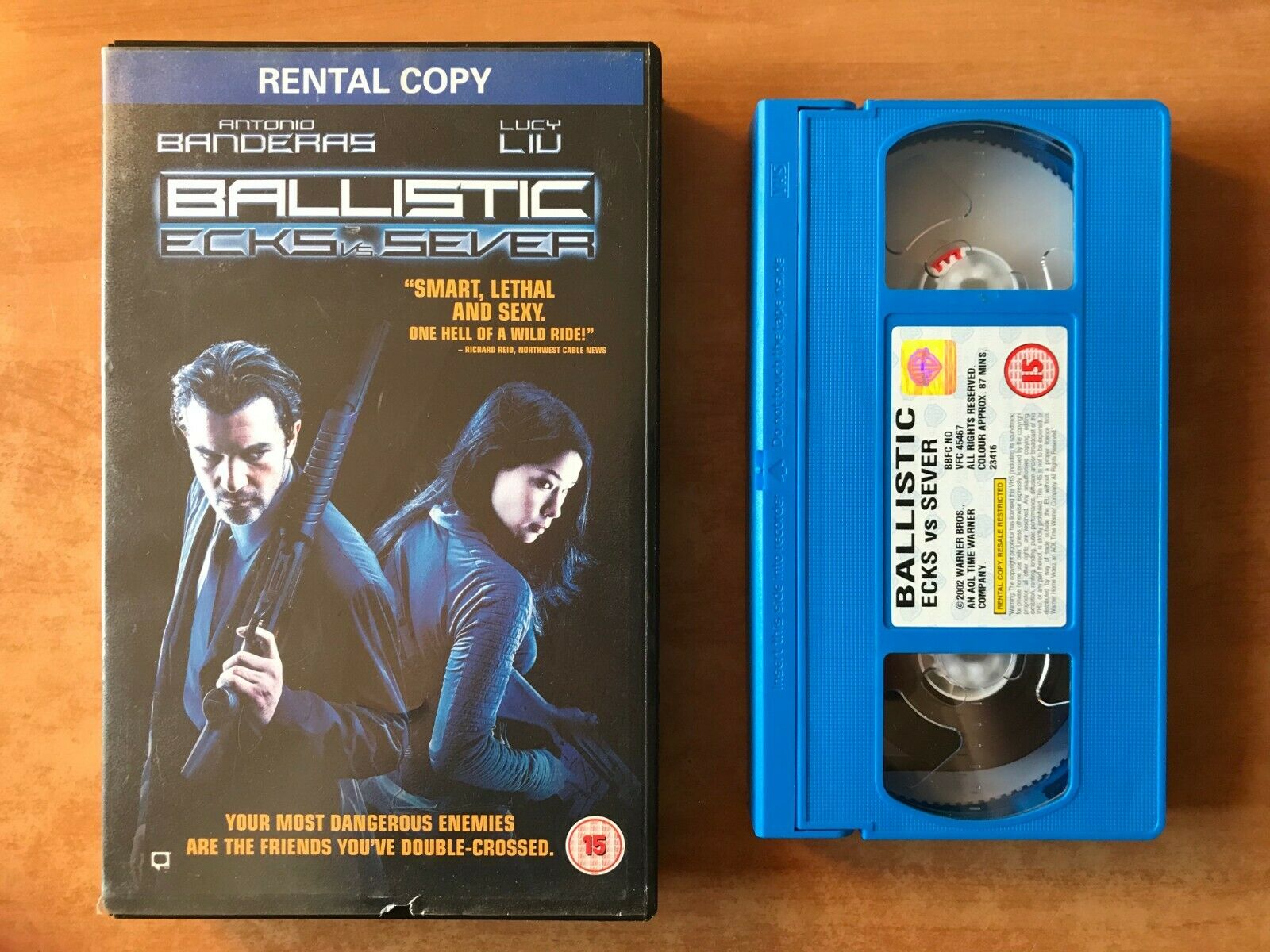 Ballistic - Ecks vs Sever - Lucy Lui / Banderas - Ex-Rental - Action Video - VHS-