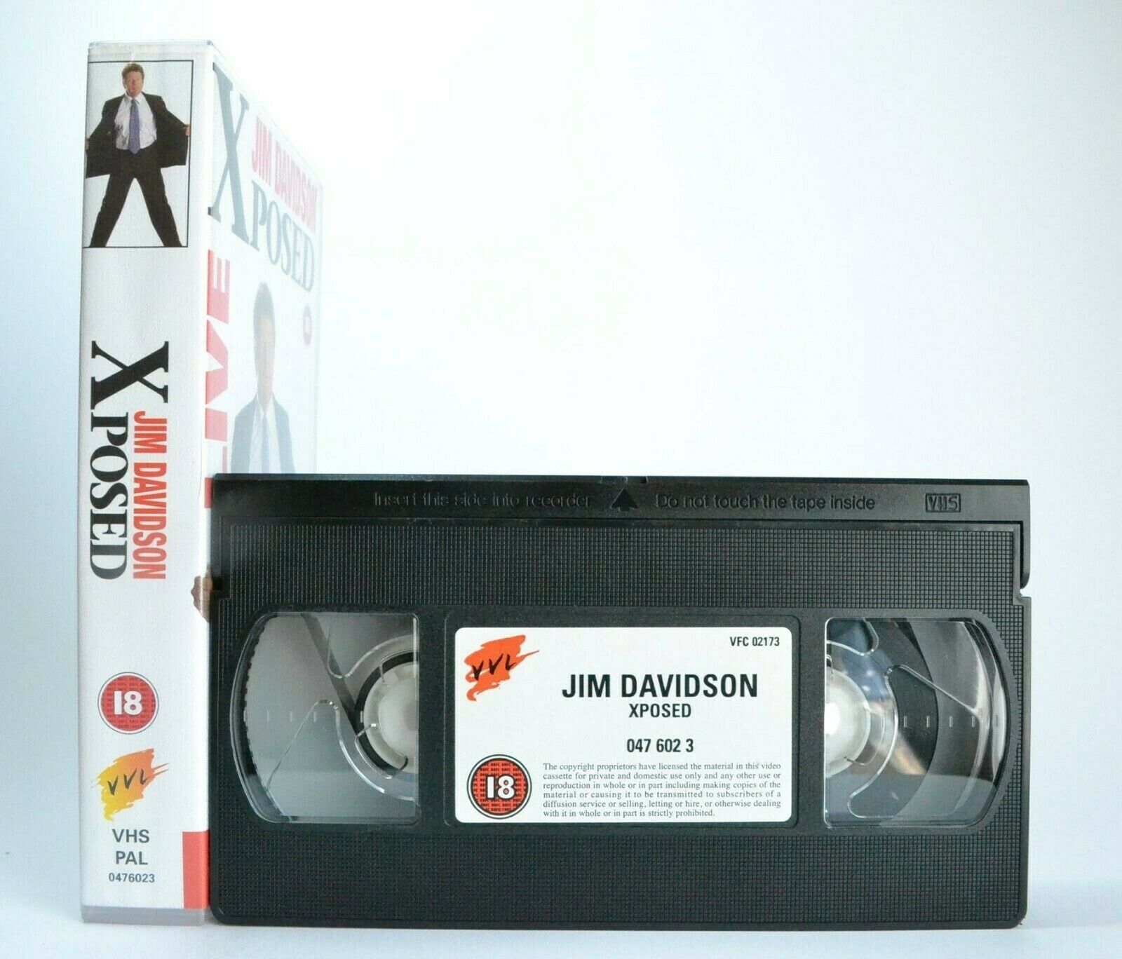 Jim Davidson: Xposed Live - Stand Up - Comedy - British Comedian - Pal VHS-