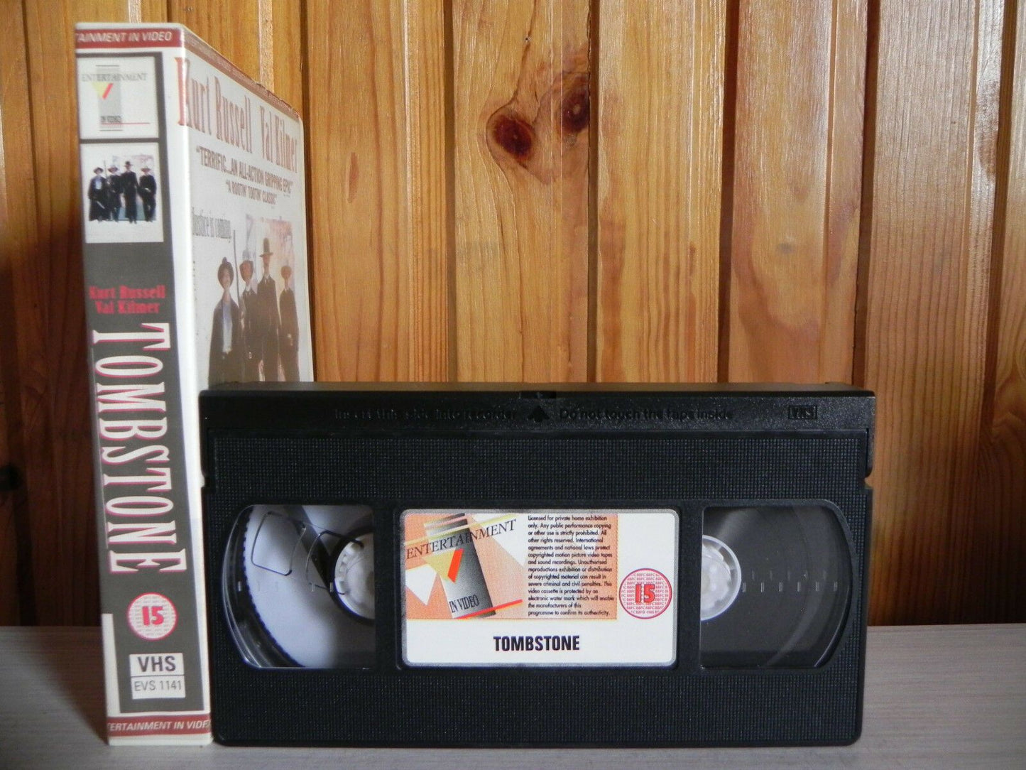 Tombstone - Entertainment In Video - Kurt Russell - Val Kilmer - Pal VHS-