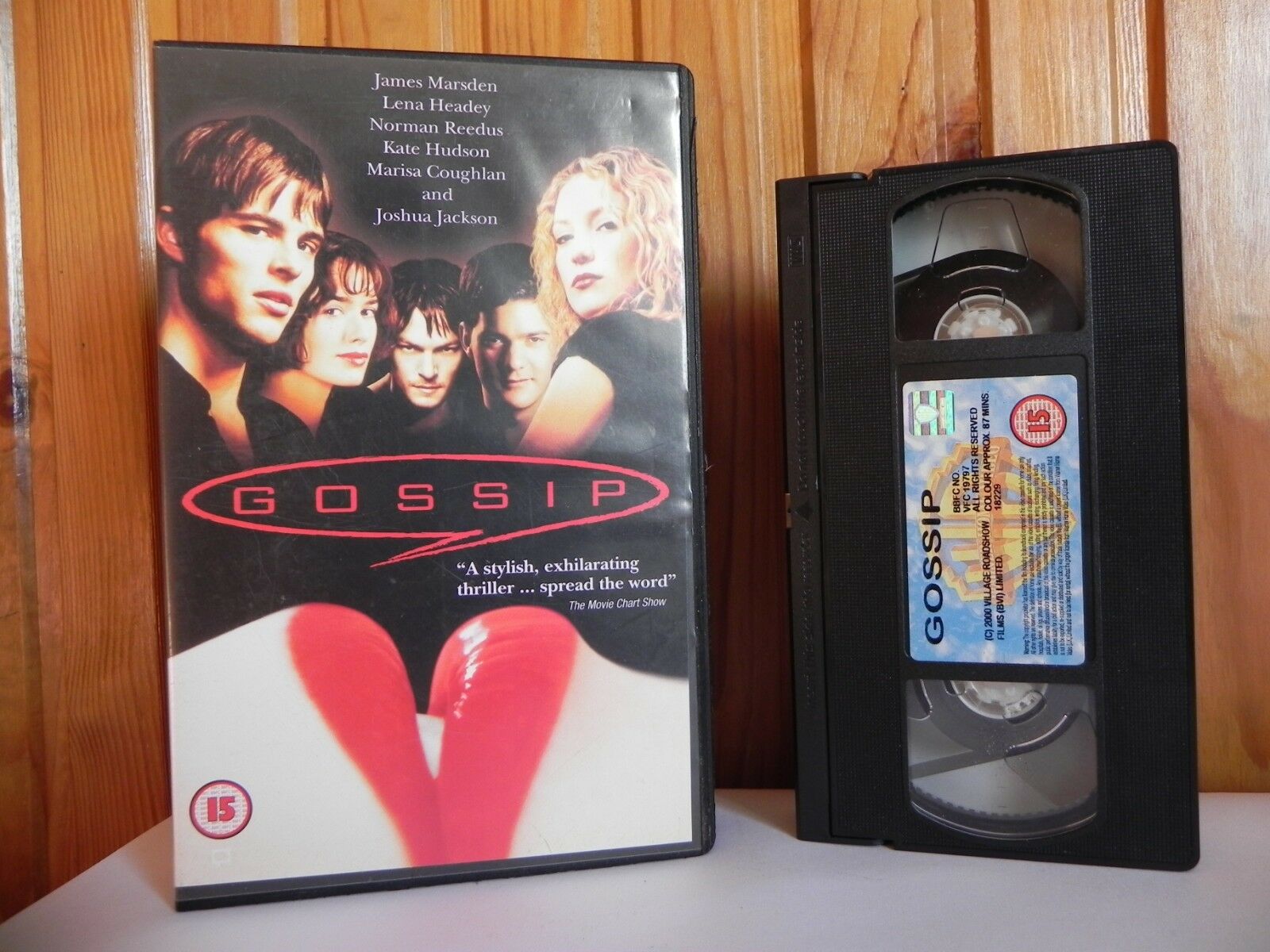 Gossip - Large Box - Warner - Thriller - Ex-Rental - Norman Reedus - Pal VHS-