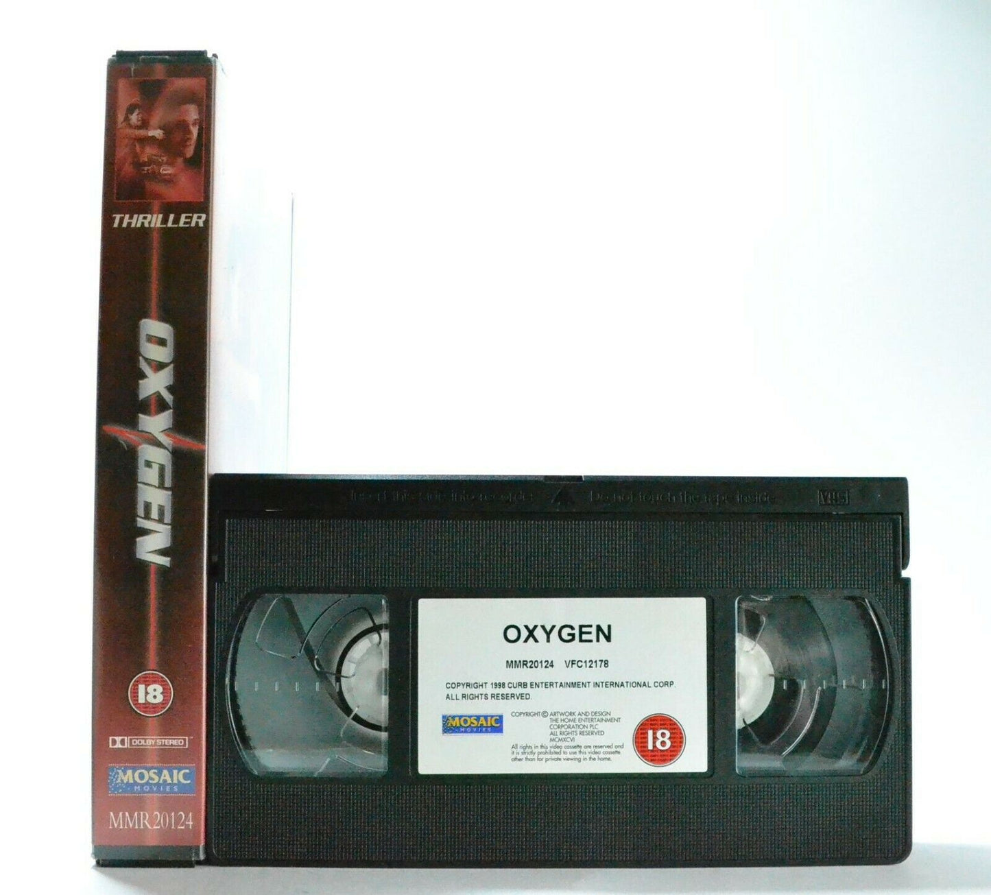 Oxygen: Thriller - Large Box - Trouble Cop Vs Sinister Kidnapper - A.Brody - VHS-