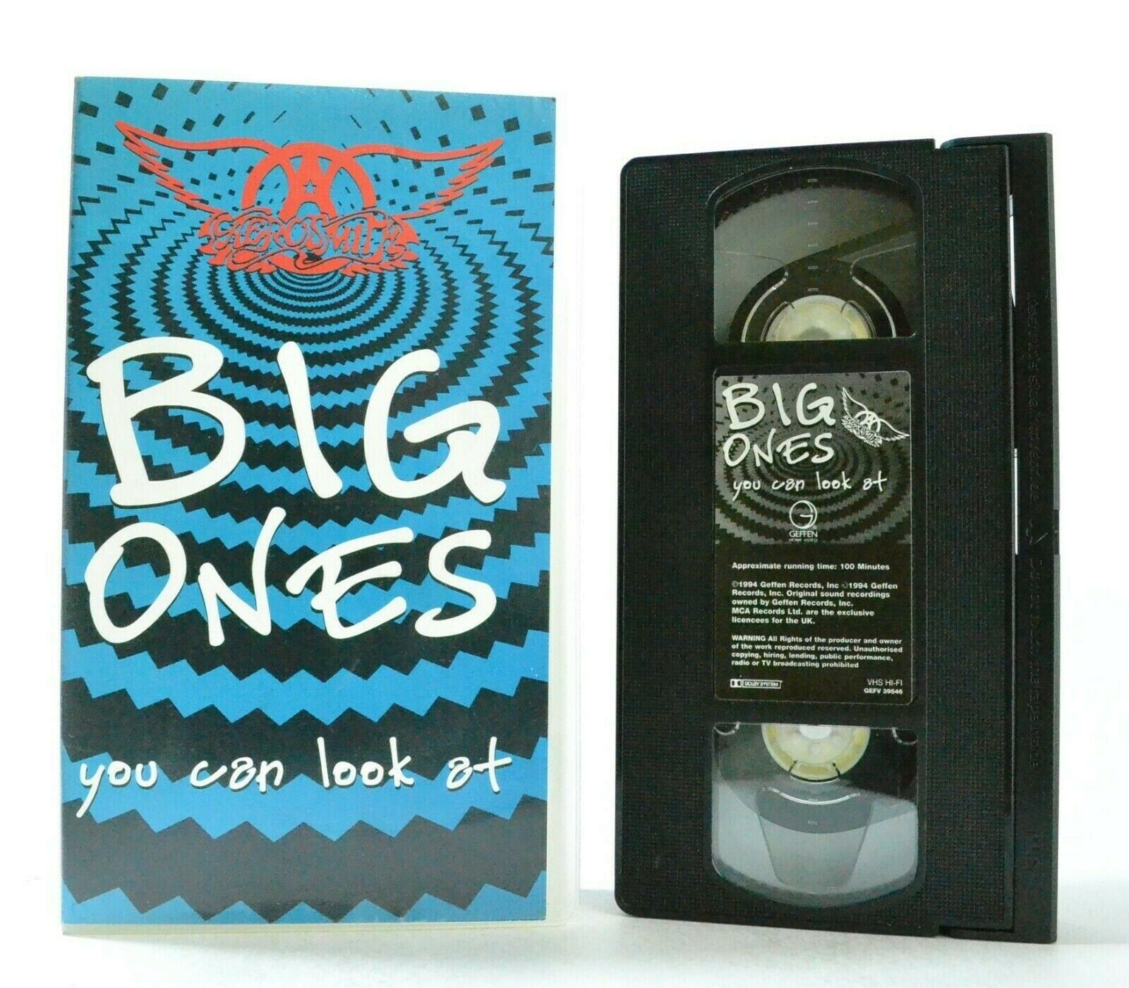 Areosmith: Big Ones You Can Look At - Music Videos - Classic Rock Band - Pal VHS-
