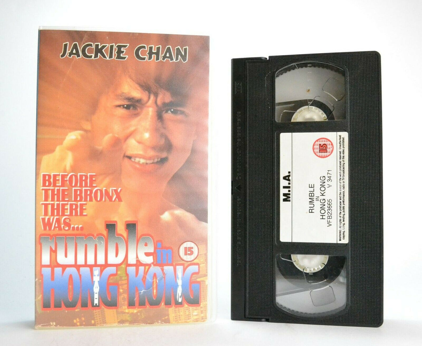 Rumble In Hong Kong: Martial Arts Classic - Jackie Chan/Charlie Chin - Pal VHS-