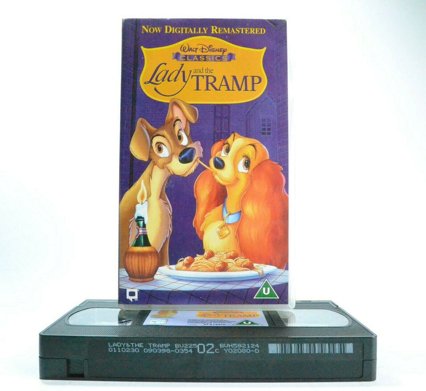 Lady And The Tramp: Digitally Mastered - Walt Disney Classic - Children's - VHS-