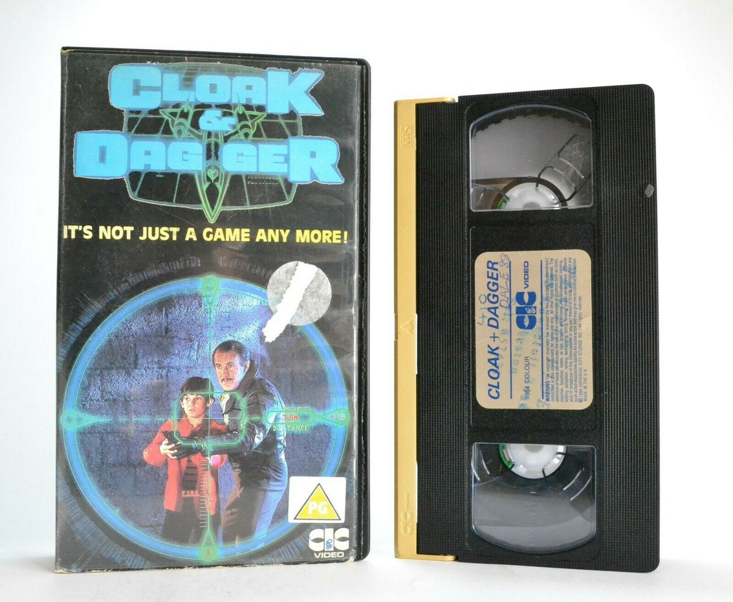 Cloak And Dagger: Based On C.Woolrich Short Story - Spy Adventure (1984) - VHS-