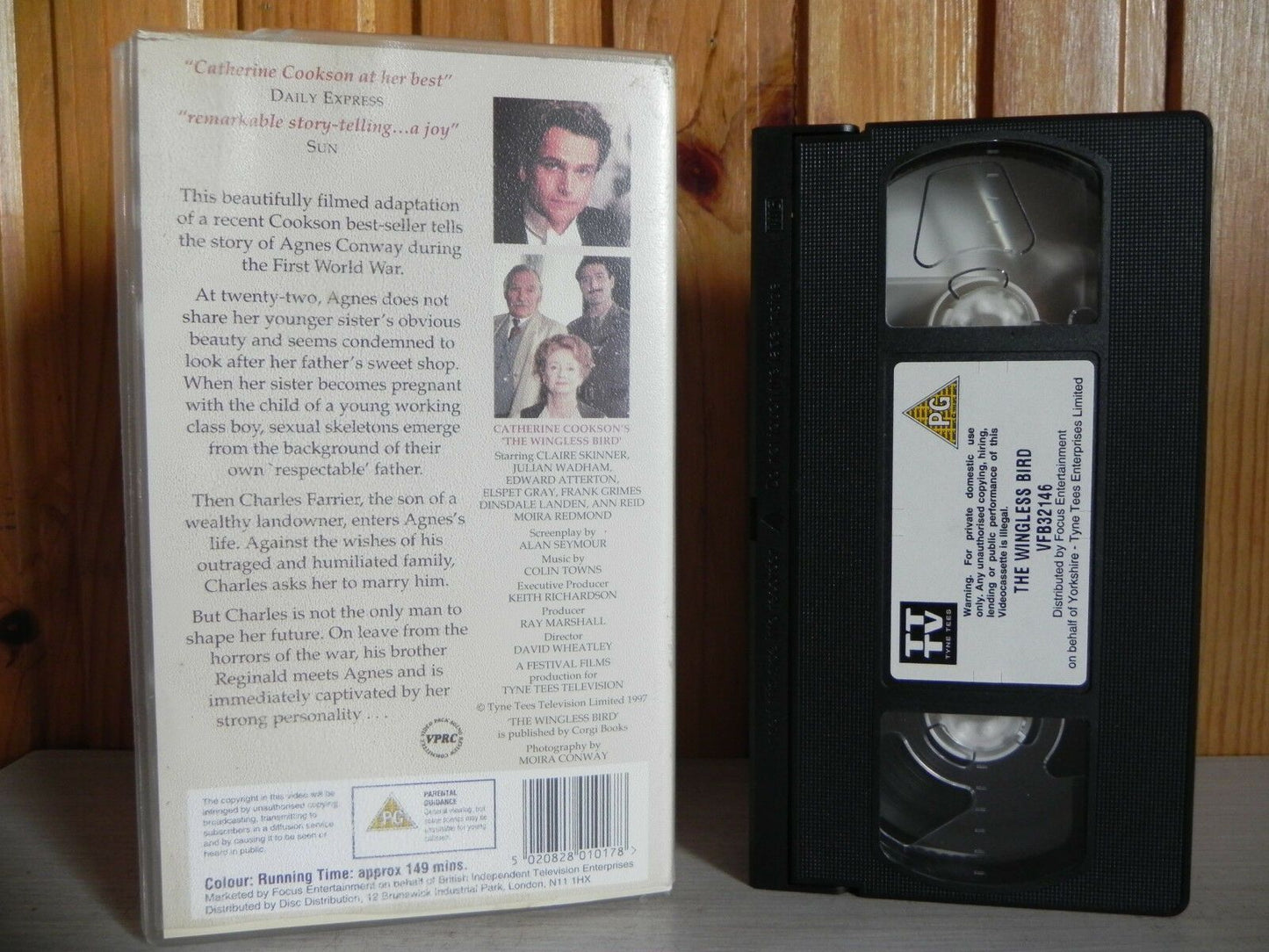 The Wingless Bird - The Cookson Collection - Drama - Claire Skinner - Pal VHS-