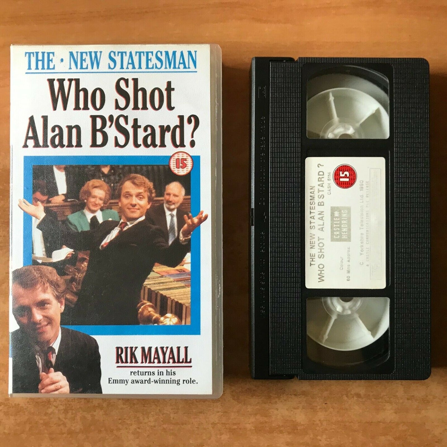 Who Shot Alan B'Stard? - Rick Mayall - The New Statesman - Castle Hendring - VHS-