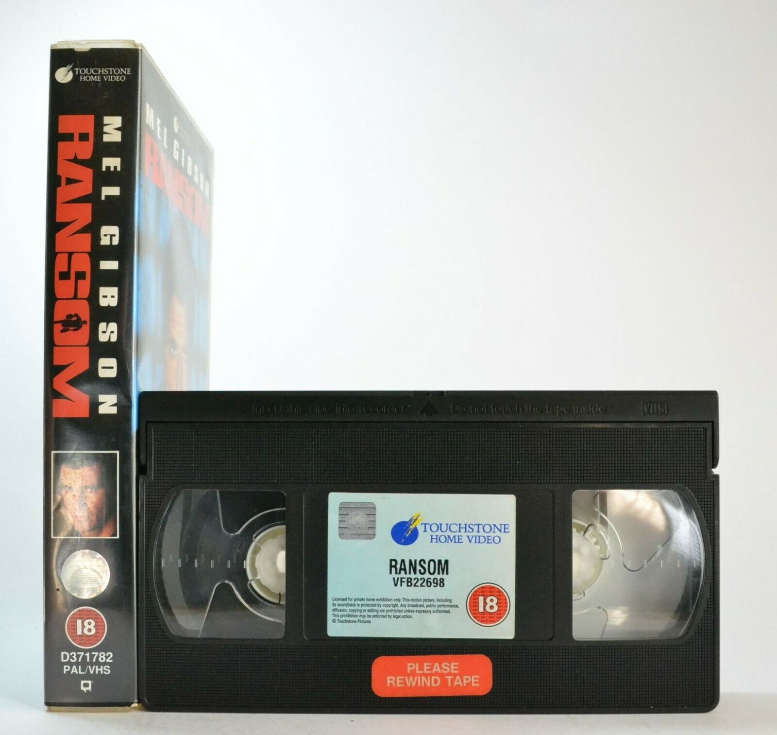 Ransom: Film By R.Howard - Thriller - Large Box - Ex-Rental - M.Gibson - Pal VHS-