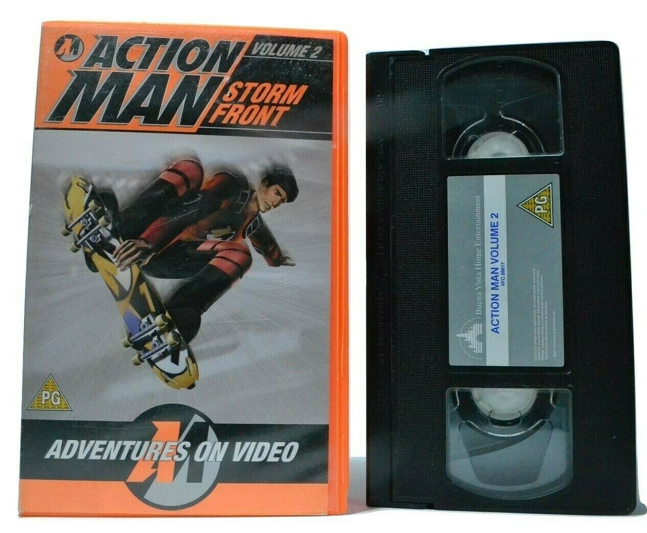 Action Man (Vol. 2): Storm Front - Animated - Action Adventures - Kids - Pal VHS-