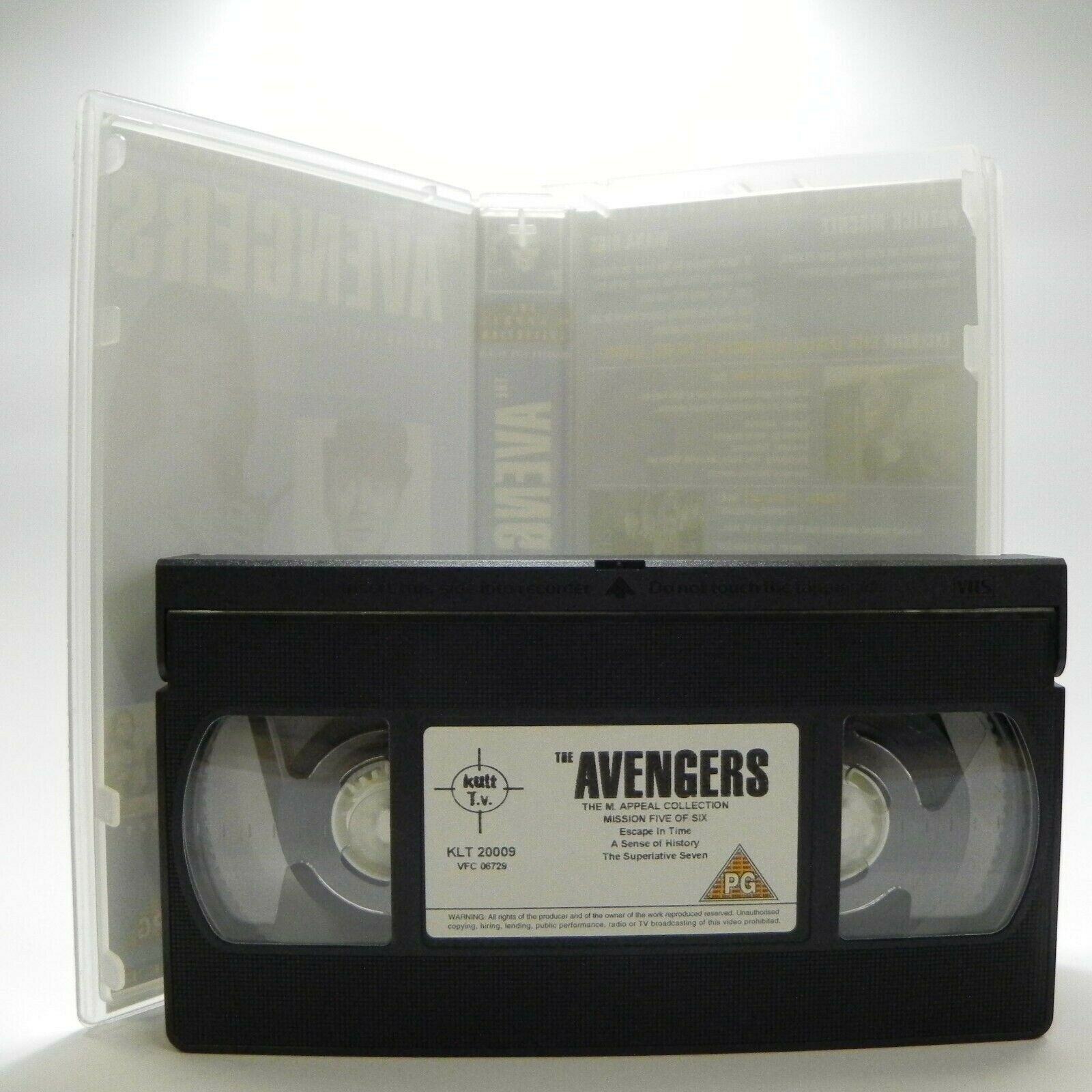 The Avengers: Mission Five Of Six - 3 Uncut Episodes - Classic Series - Pal VHS-