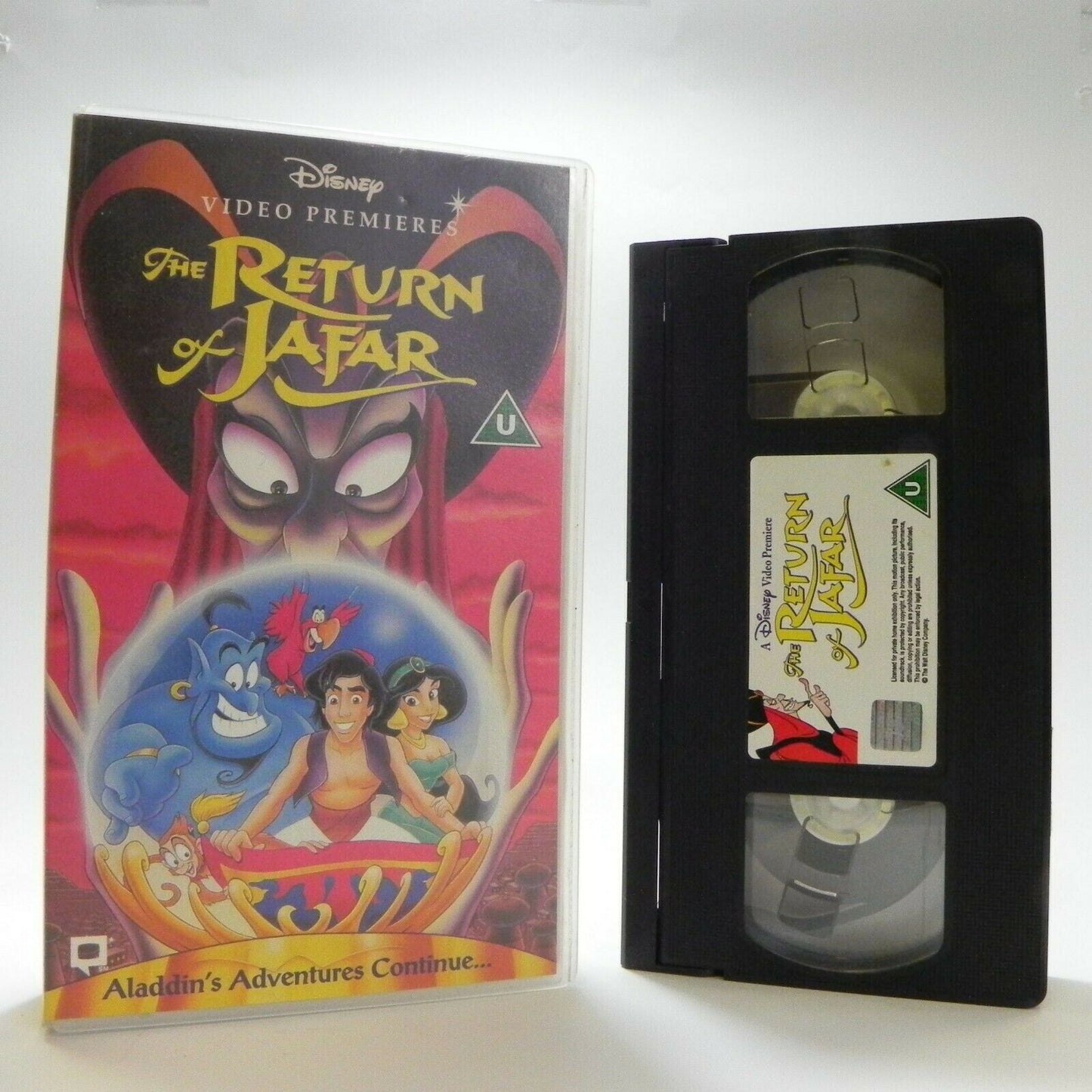 The Return Of Jafar - Disney - Alladin's Adventures - Animated - Kids - Pal VHS-