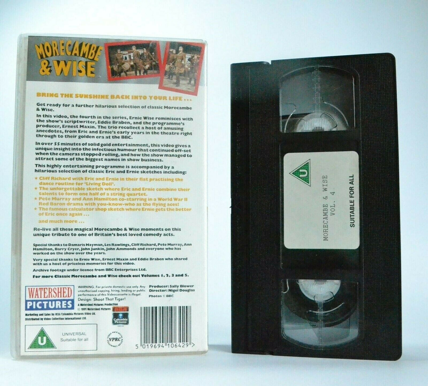 Morecambe And Wise: Volume 4 - Classic BBC TV Show - Gold Entertainment - VHS-