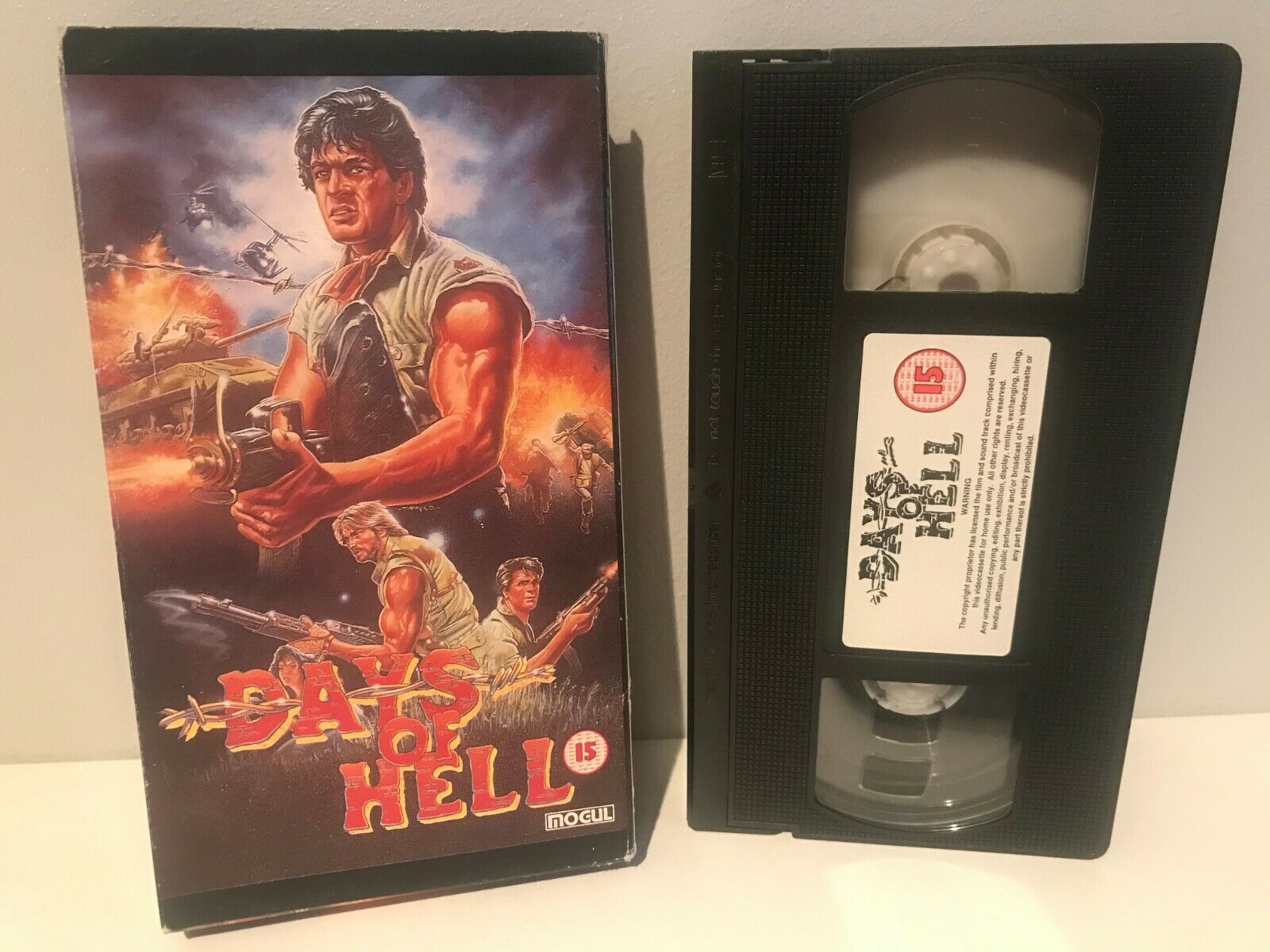 Days Of Hell: Italian {Tonino Ricci} 1986 Action -Iran/Russia/Miami- Mogul VHS-