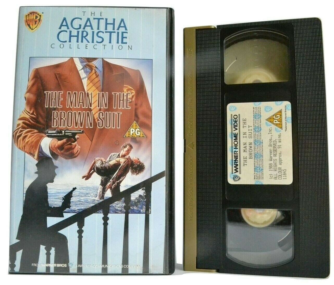 The Man In The Brown Suit; [Agatha Christie]: (1989) Made For T.V. - Crime - VHS-