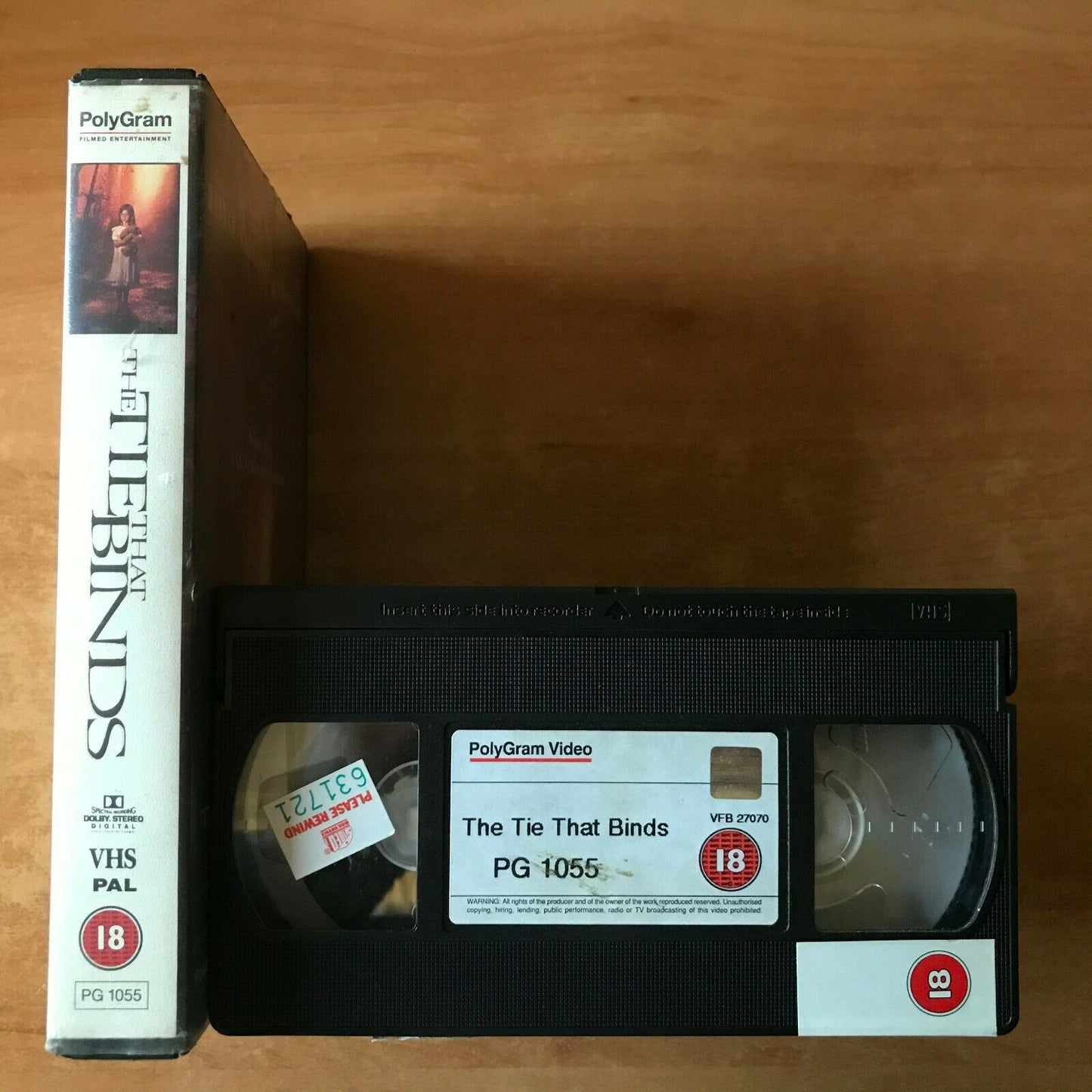 The Tie That Binds: Crime Thriller - Drama [Big Box] Rental - Daryl Hannah - VHS-