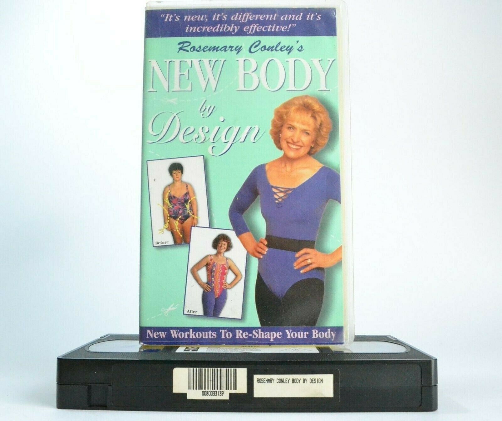 New Body By Design: By Rosemary Conley - Body Workout - Exercises - Beauty - VHS-