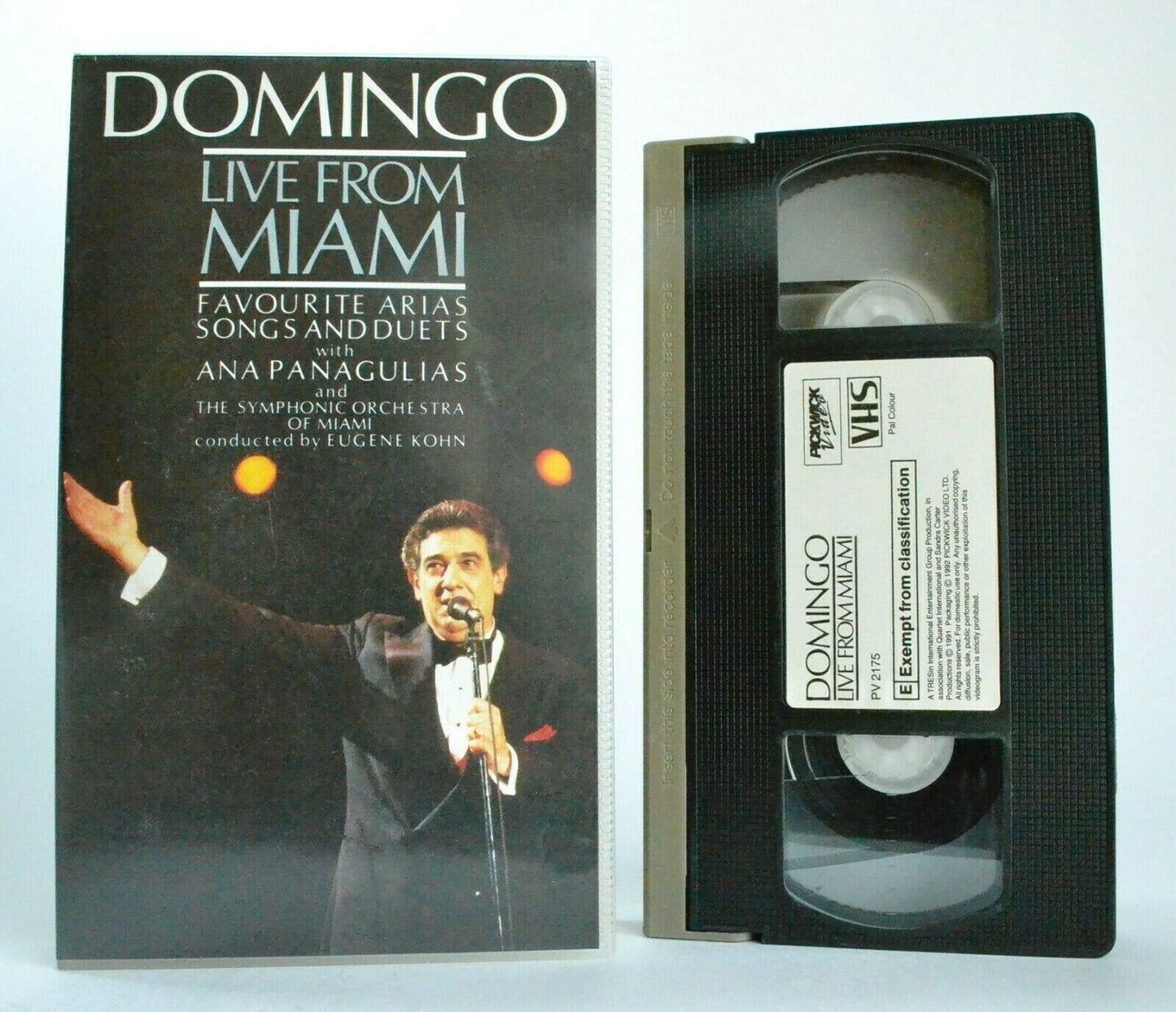 Placido Domingo: Live From Miami - Favourite Arias - Songs - Duets - Music - VHS-