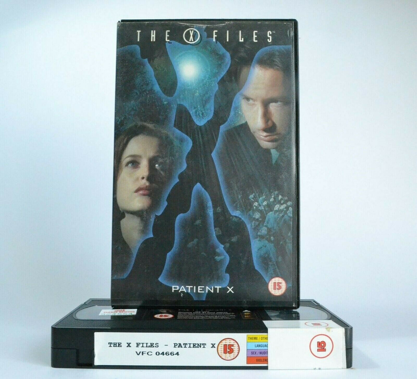 The X-Files: Patient X - Sci-Fi TV Series - Large Box - David Duchovny - Pal VHS-