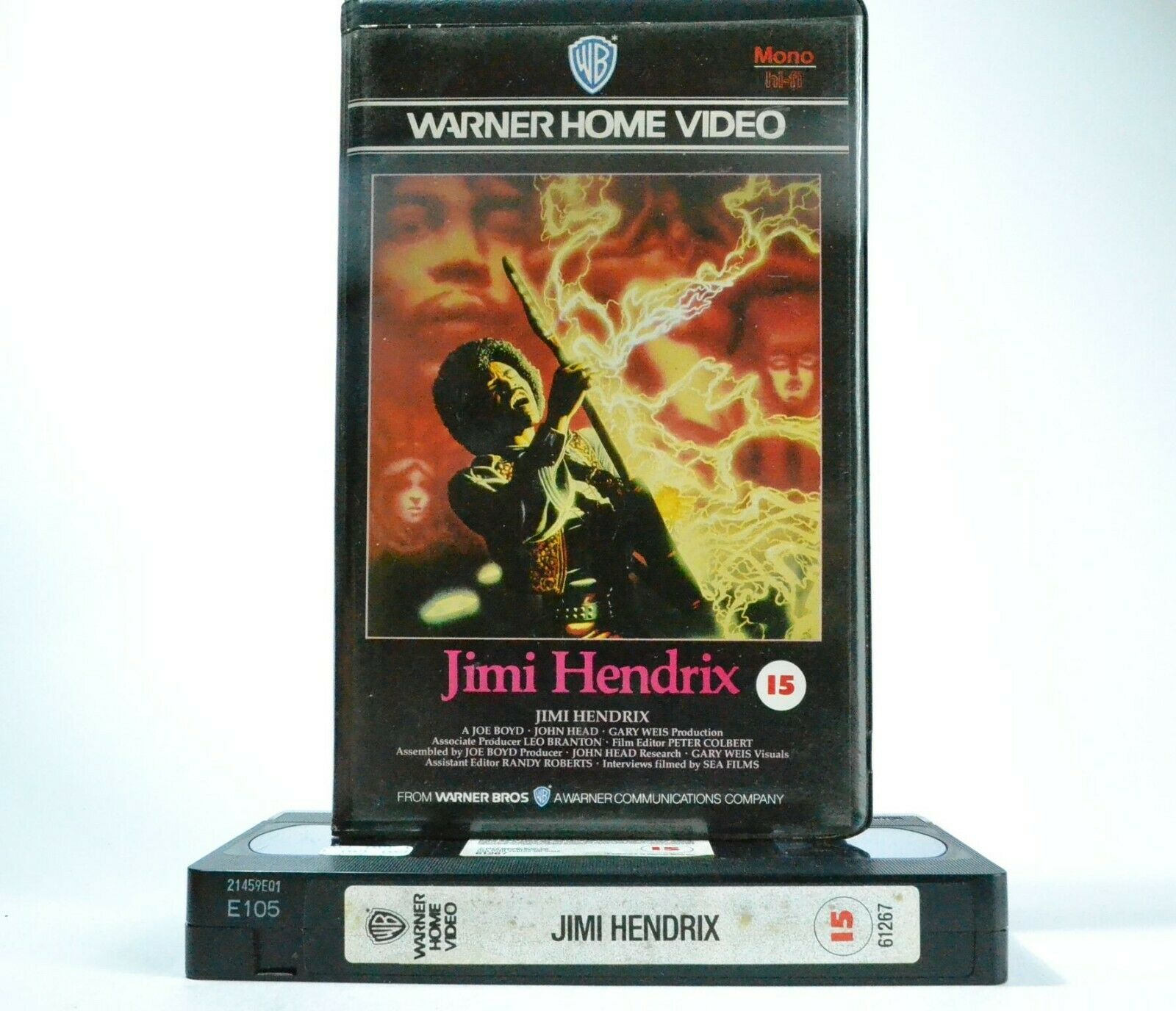 Jimi Hendrix: (1985) Warner Home Release - Documentary - Musical Genius - VHS-