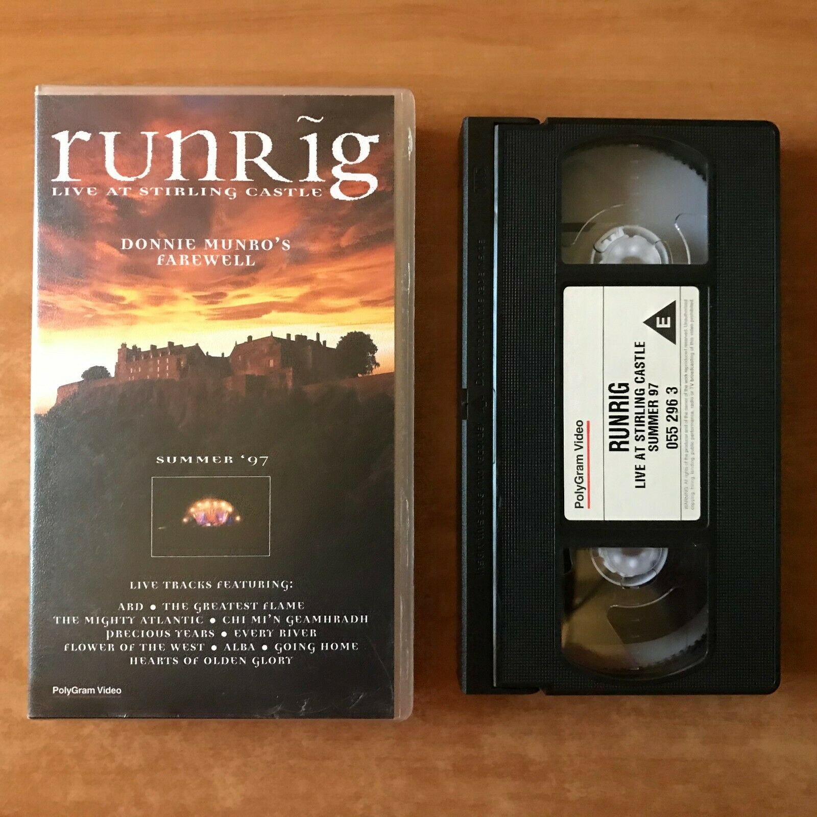 Runrig: Live In Sterling Castle [1997] "The Greatest Flame" - Concert - Pal VHS-