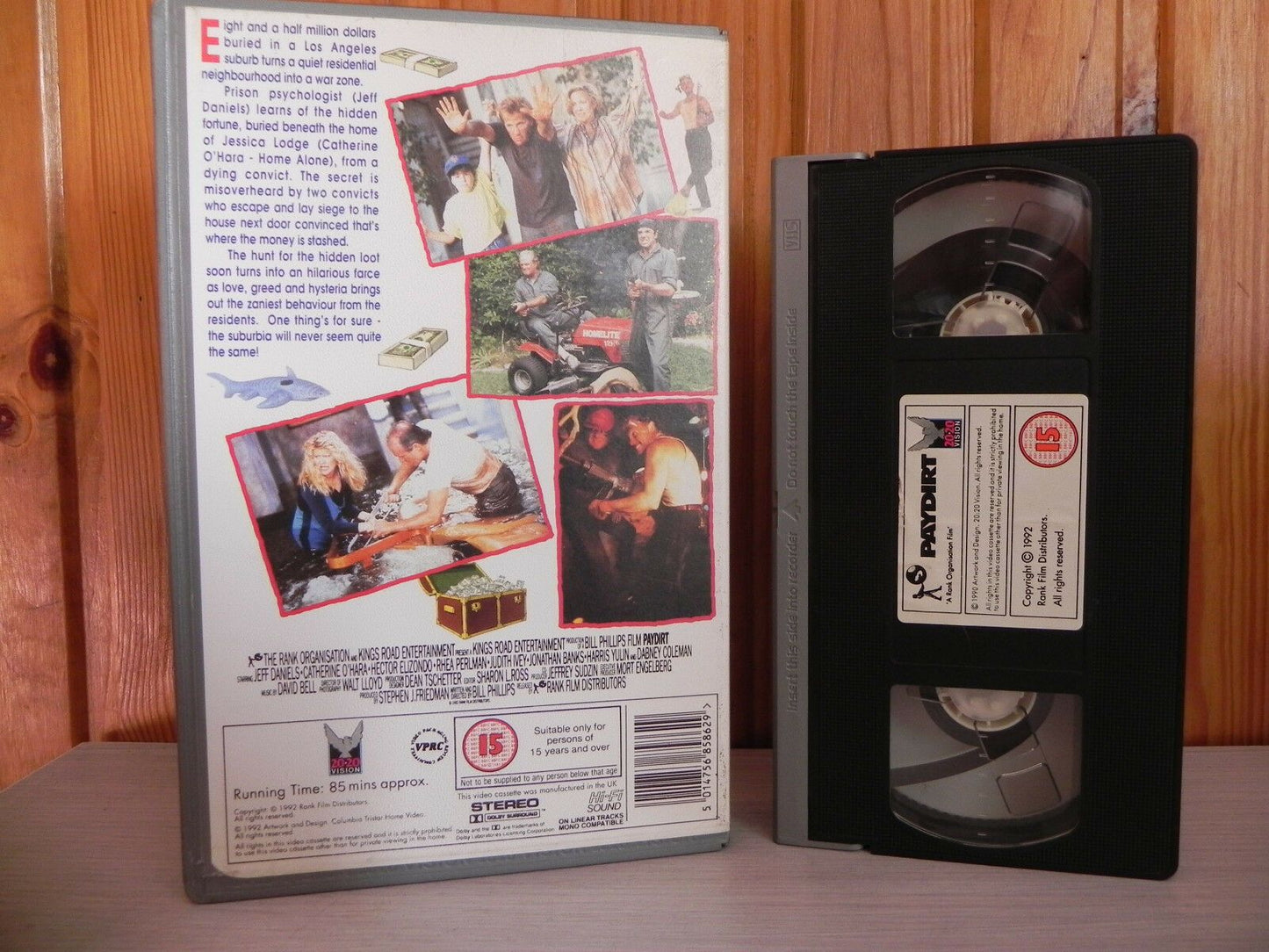 Pay Dirt - 20/20 Video Release - Jeff Daniels/Catherine O'Hara - Comedy - VHS-