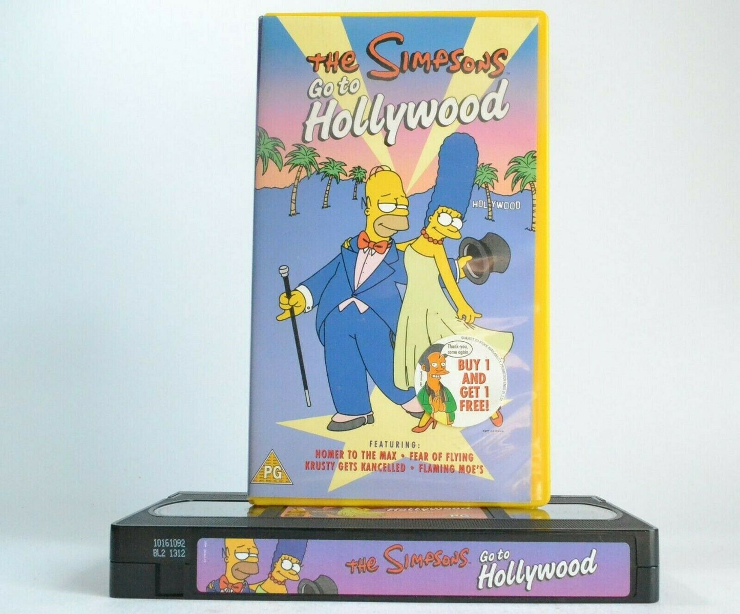 The Simpsons Go To Hollywood: Homer The Max - Matt Groening - Animated - Pal VHS-