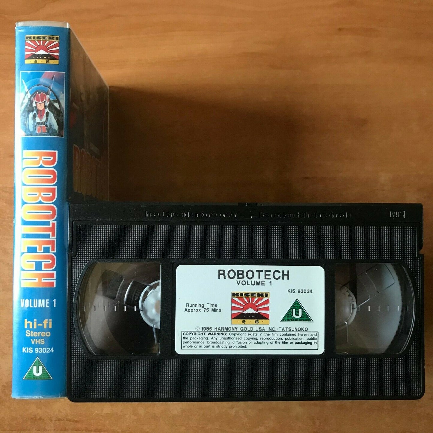 Robotech; [The Macross Saga] Vol. 1: Bobby Trap (Kiseki) Manga - Anime - Pal VHS-