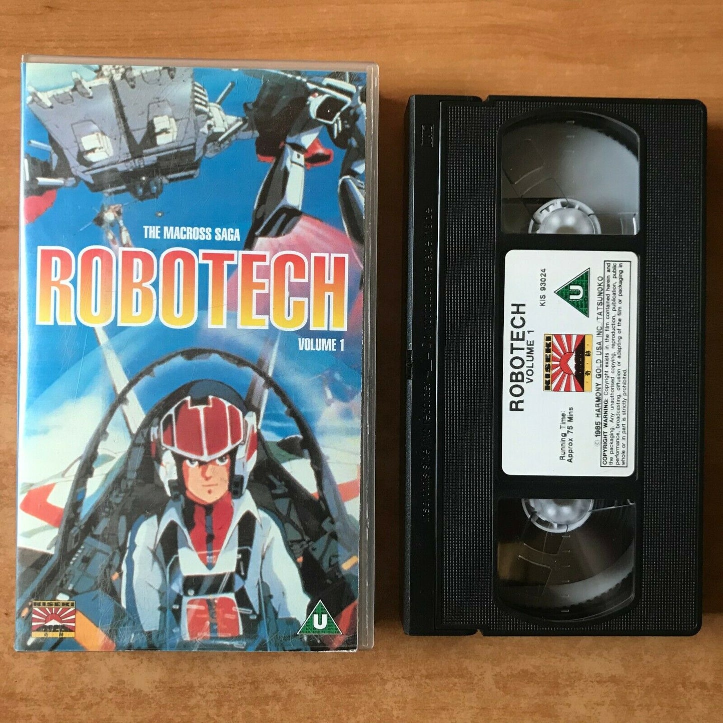 Robotech; [The Macross Saga] Vol. 1: Bobby Trap (Kiseki) Manga - Anime - Pal VHS-