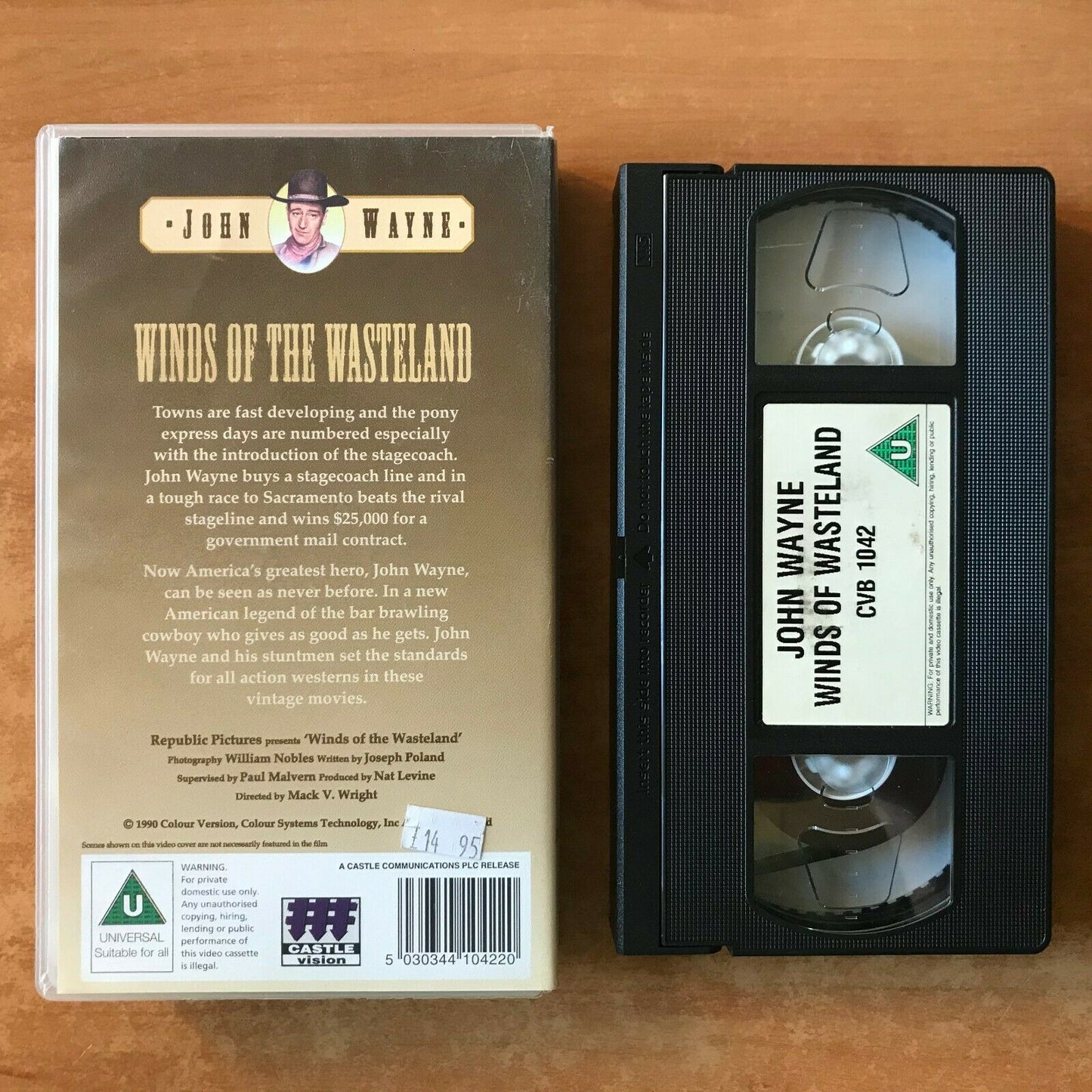 Winds Of The Wastelands; [John Wayne Collection] Western - Lane Chandler - VHS-