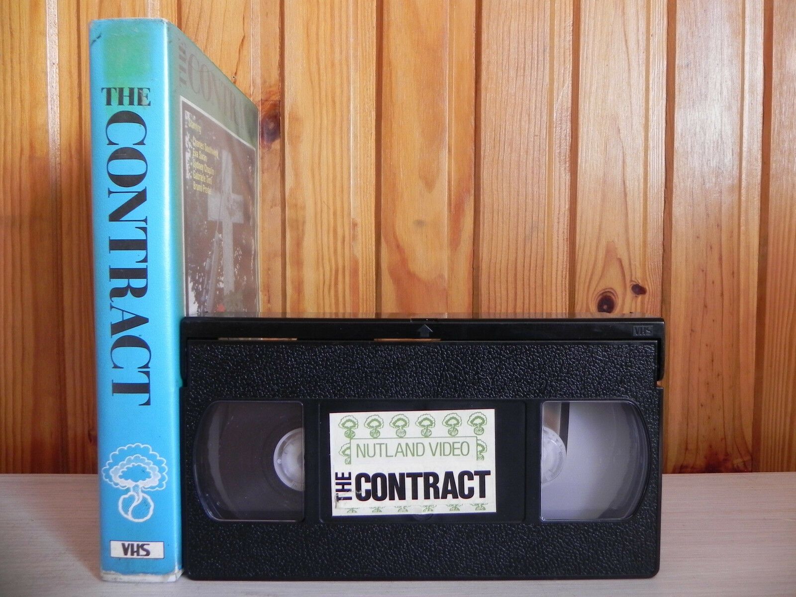 The Contract - Mafia Inspired Murder Tale - Pre-Cert - Nutland Video - Pal VHS-