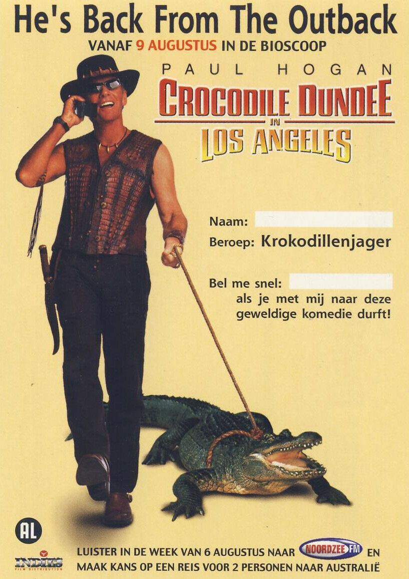 Crocodile Dundee in Los Angeles; [Large Box] Paul Hogan - Large Box - Pal VHS-