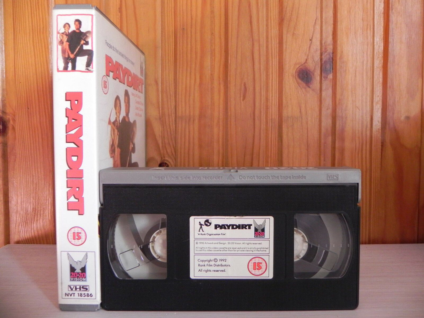 Pay Dirt - 20/20 Video Release - Jeff Daniels/Catherine O'Hara - Comedy - VHS-