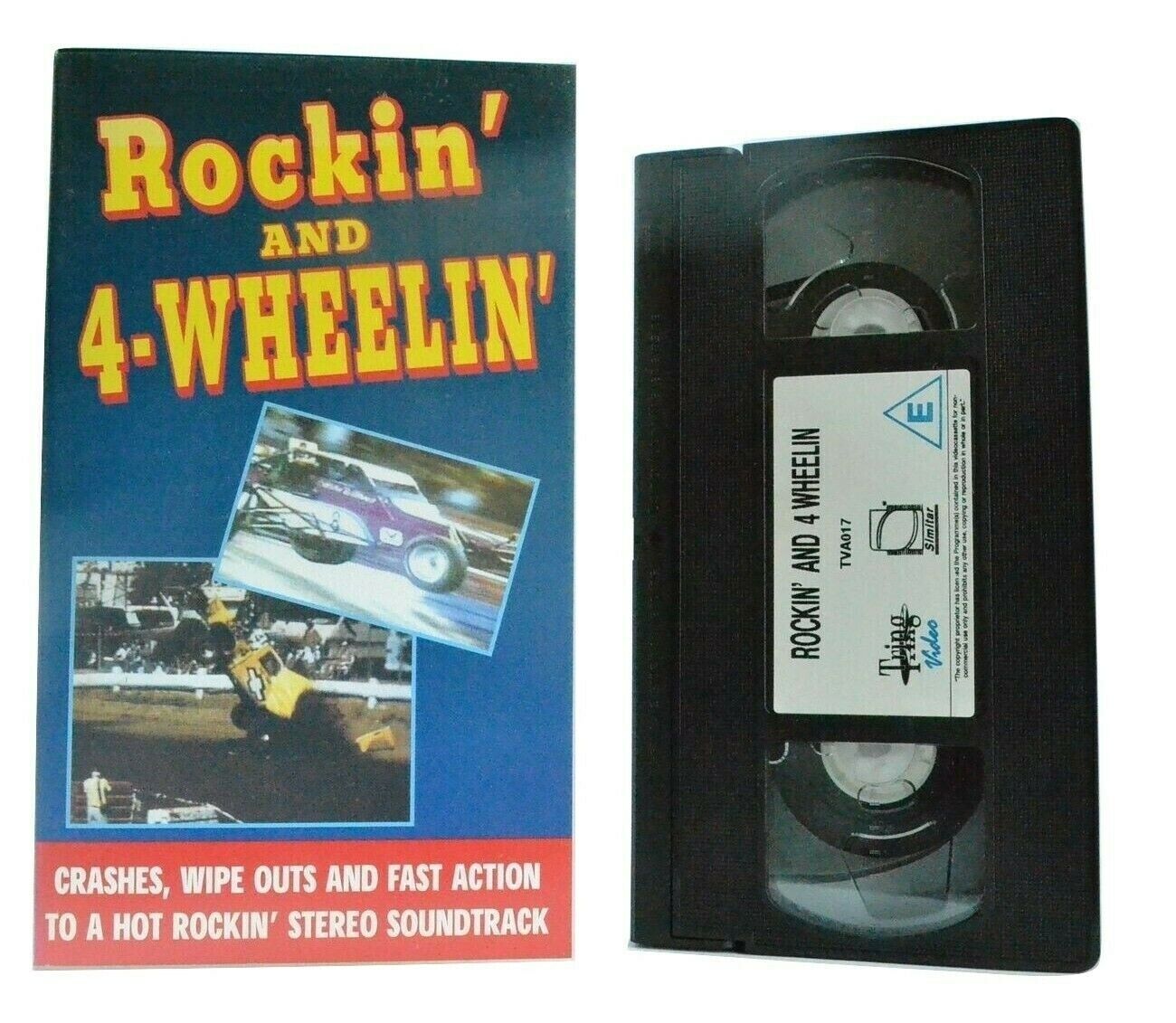 Rockin' And 4-Wheelin' - Fast Action - Car Crashes - Hot Stereo Soundtrack - VHS-