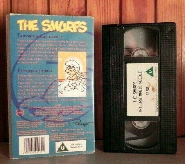 The Smurfs: Tailor's Magic Needle - Hanna-Barbera - Animated - Kids - Pal VHS-