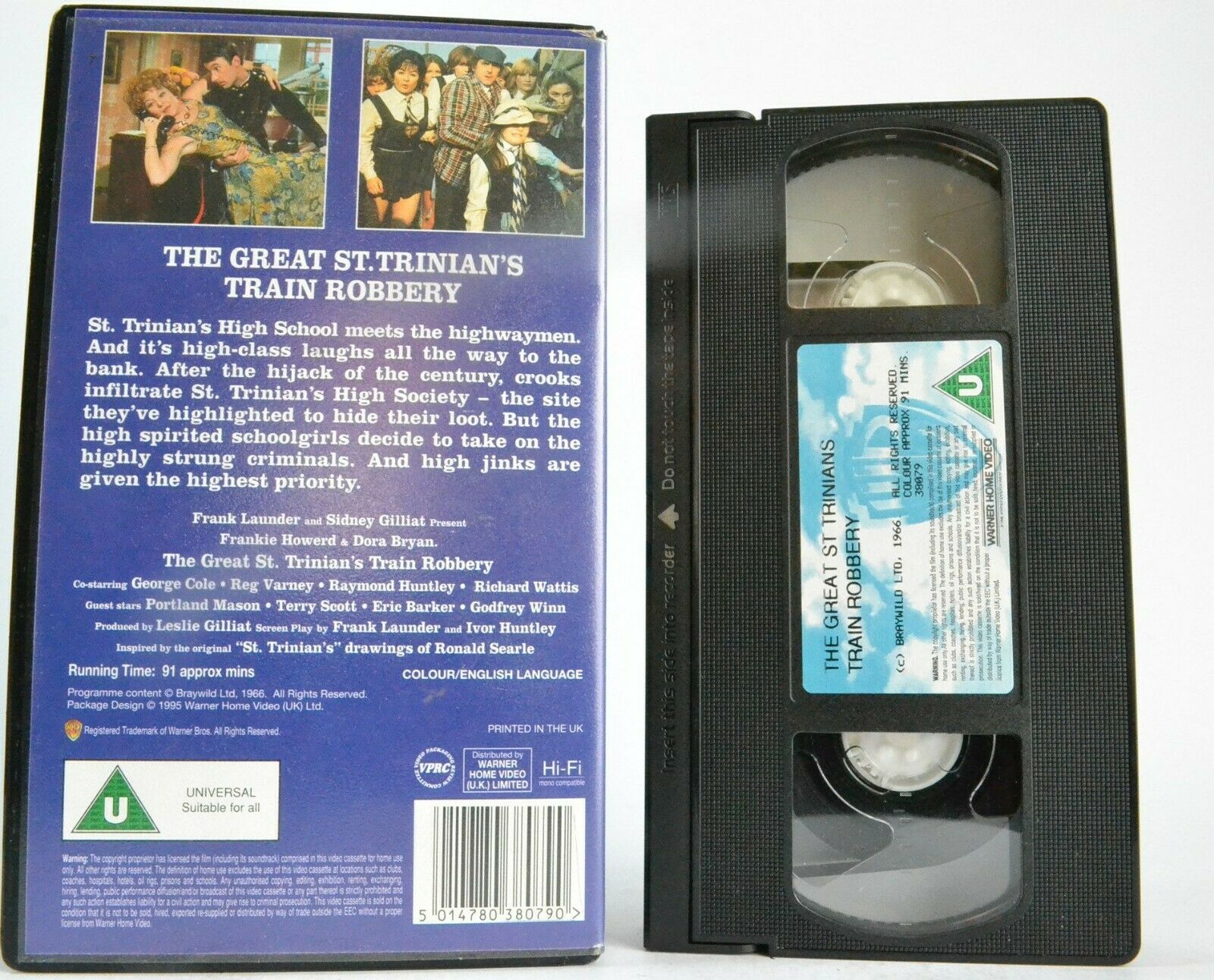 The Great St.Trinian's Train Robbery (1996): Family Adventure - Dora Bryan - VHS-