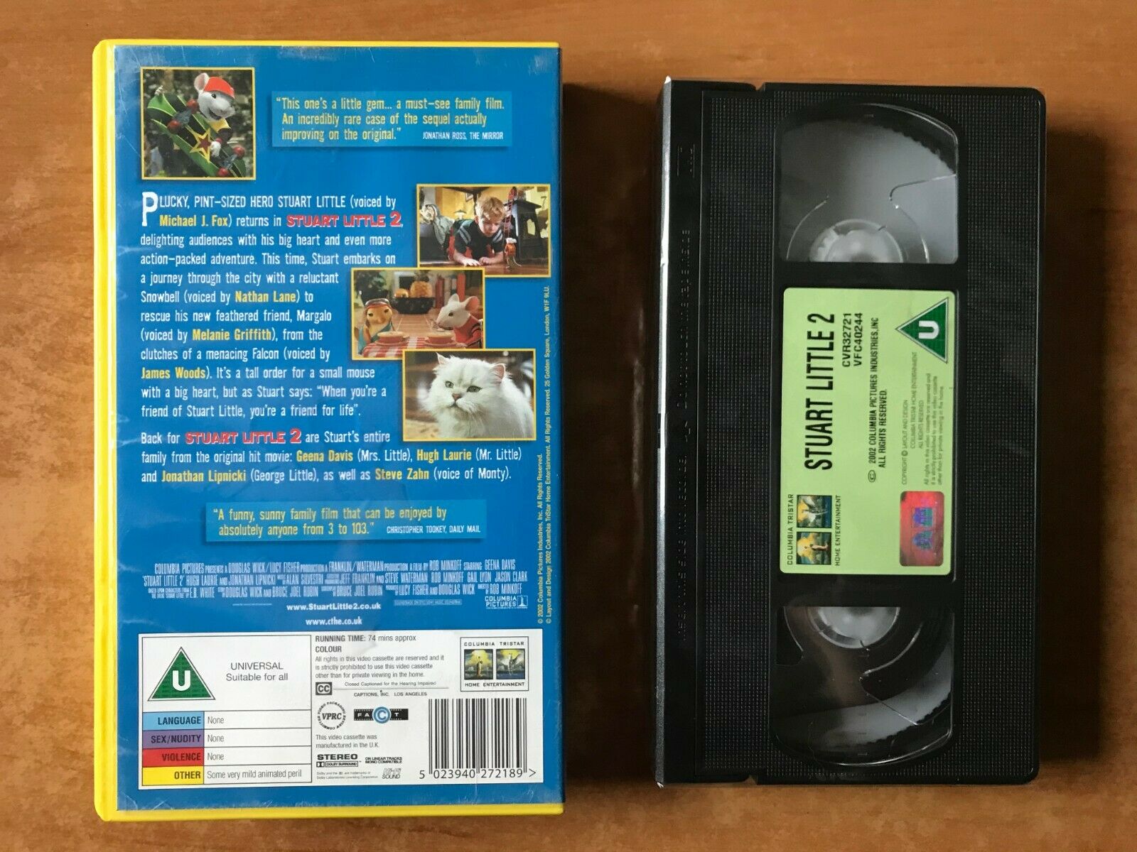 Stuart Little 2 (2002); [Brand New Sealed] Family Adventure - Children's - VHS-