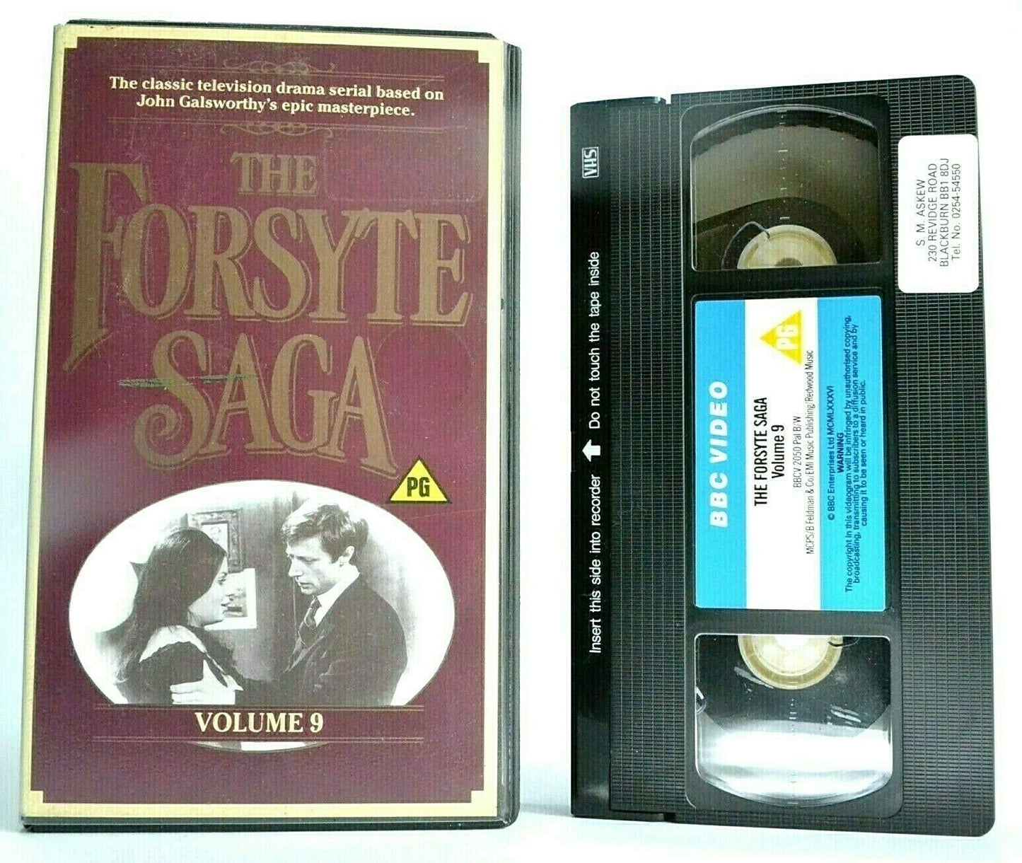 The Forsyte Saga, Vol.9: John Galsworthy - TV Drama - Susan Hampshire - Pal VHS-