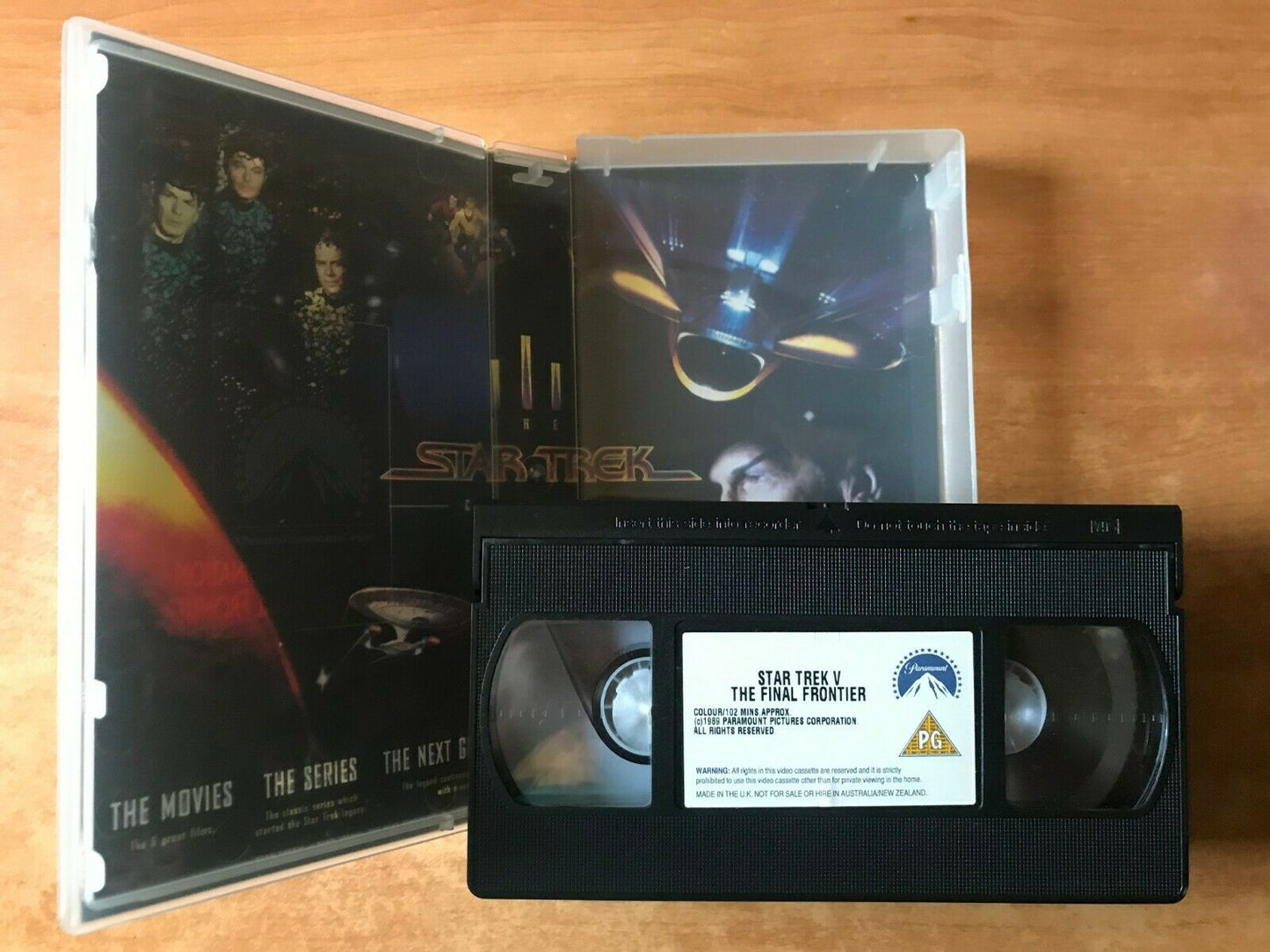 Star Trek 5: The Final Frontier (1987) - Space Opera - Leonard Nimoy - Pal VHS-