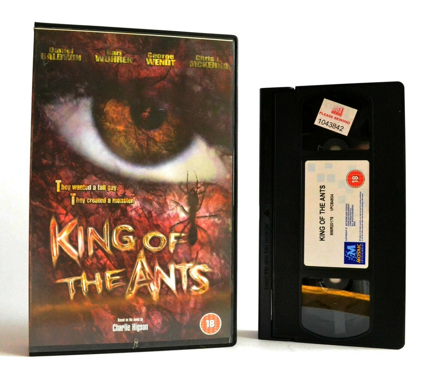 King Of The Ants: (2003) Thriller - Large Box - How To Create A Monster - VHS-